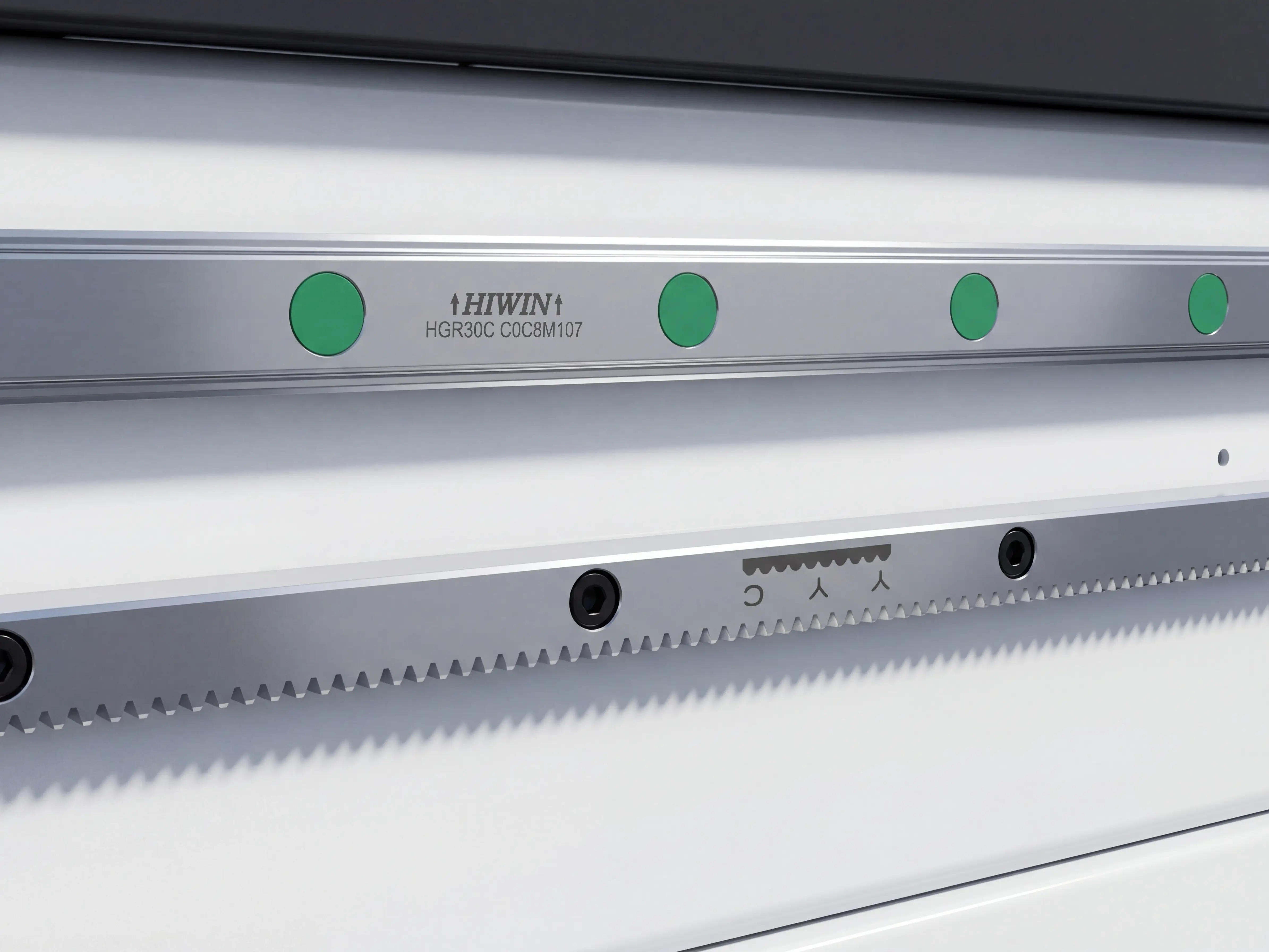 Hiwin (Taiwan) P level 30 linear guideways of Spire 2130 ATC CNC router