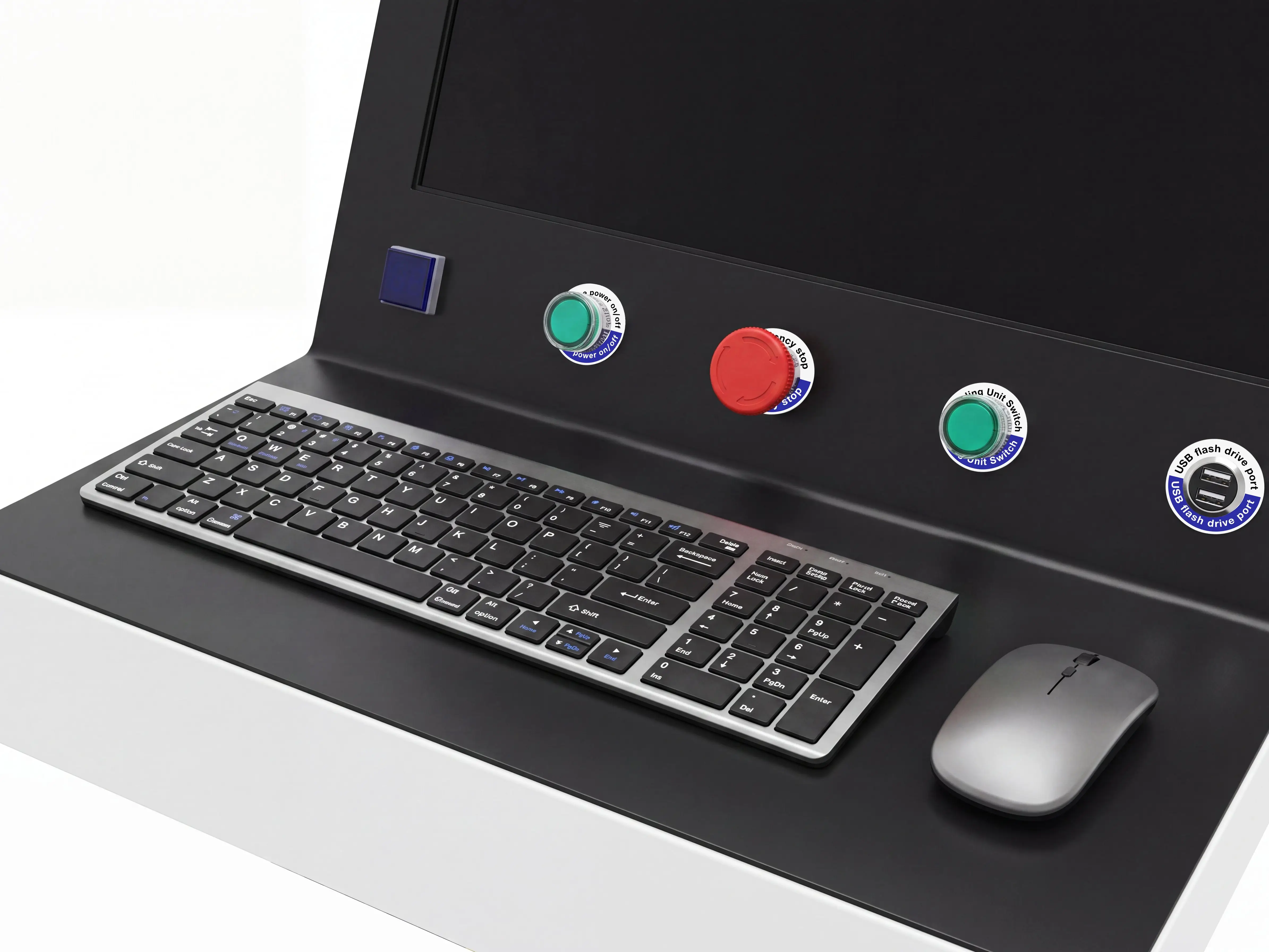 Wireless keyboard / mouse for Spire 1530 5-axis CNC wood lathe