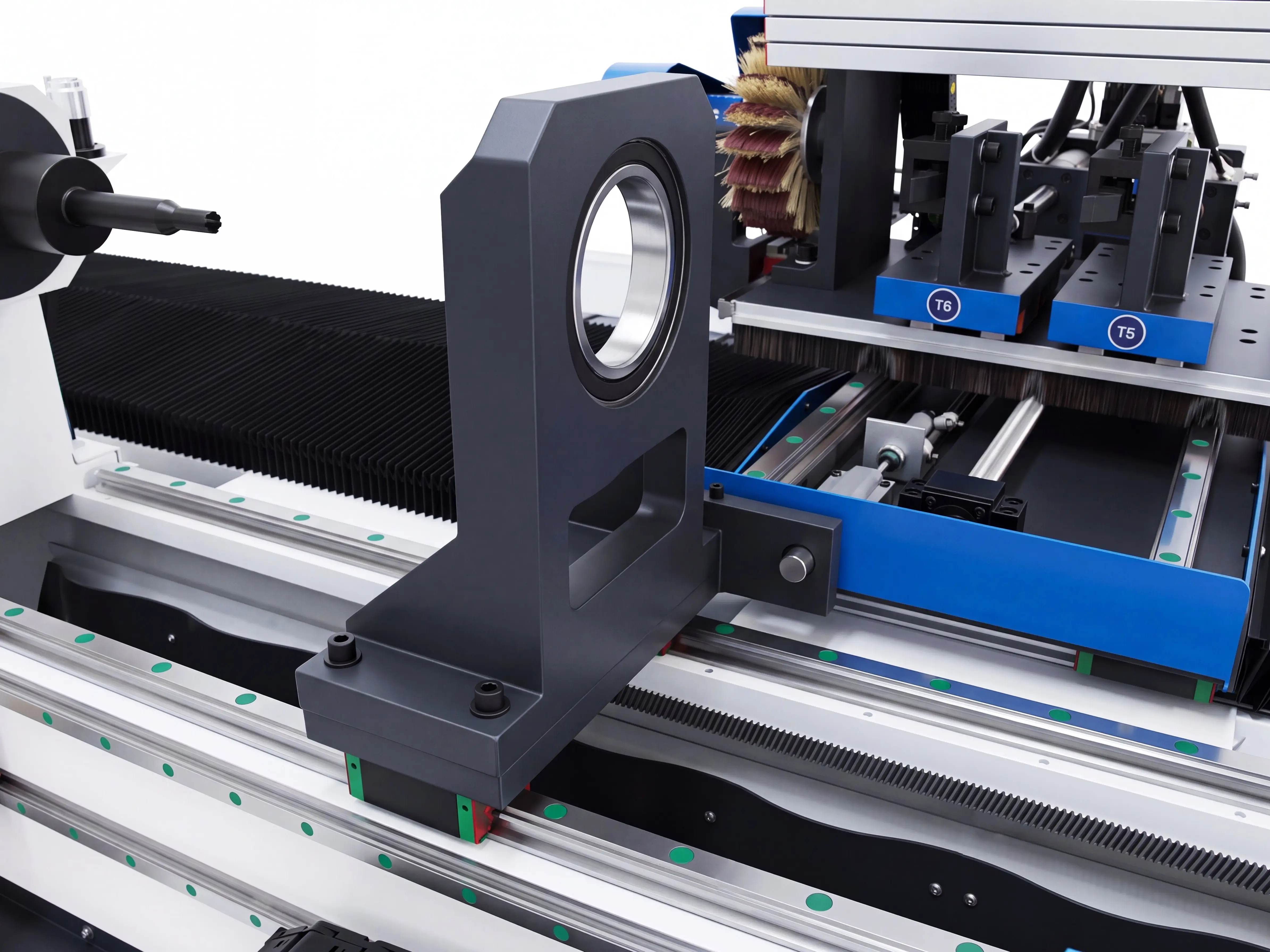 Steady rest of Spire 1530 5-axis CNC wood lathe
