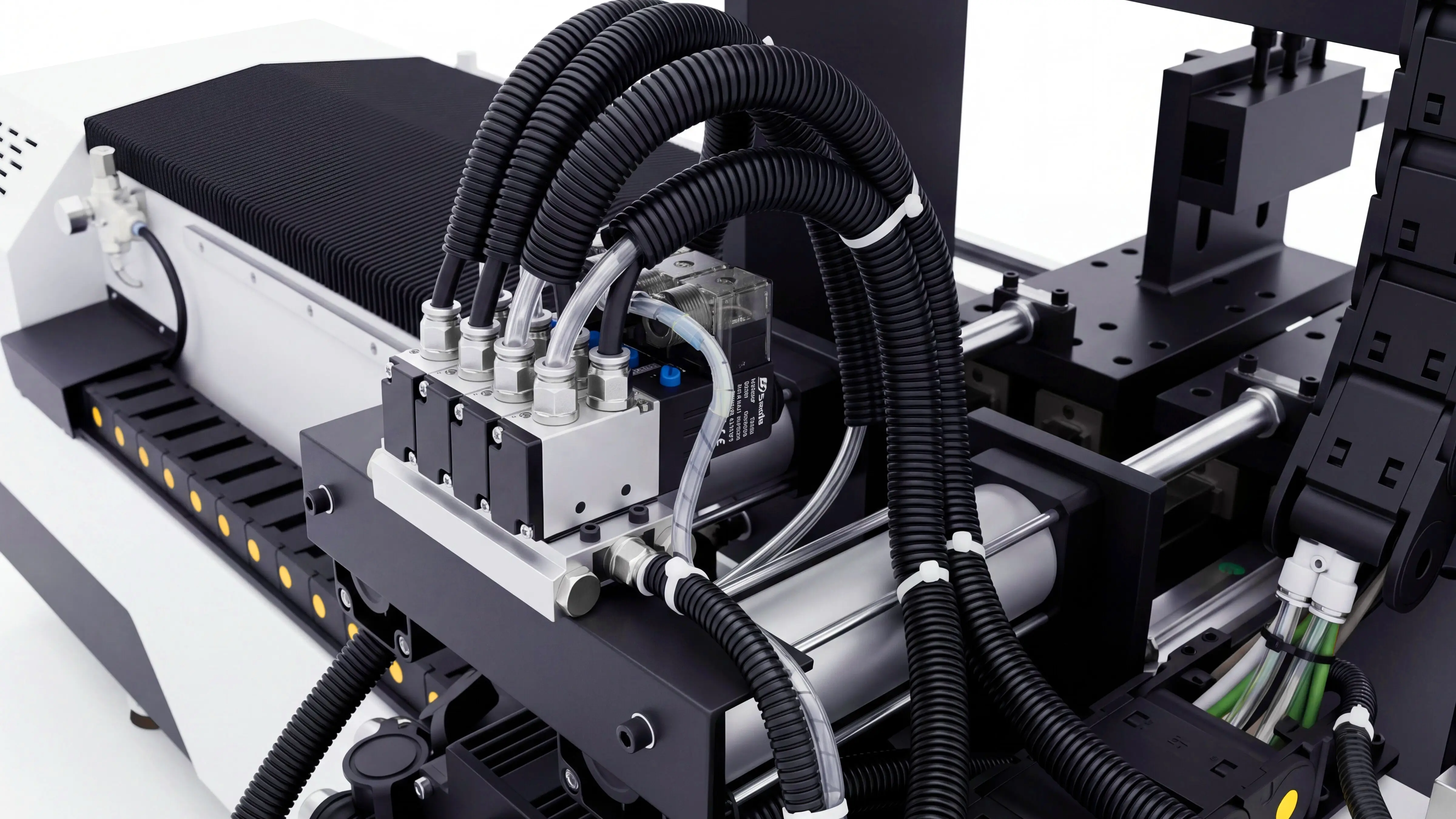 Power interfaces of Spire 1530 5-axis CNC wood lathe