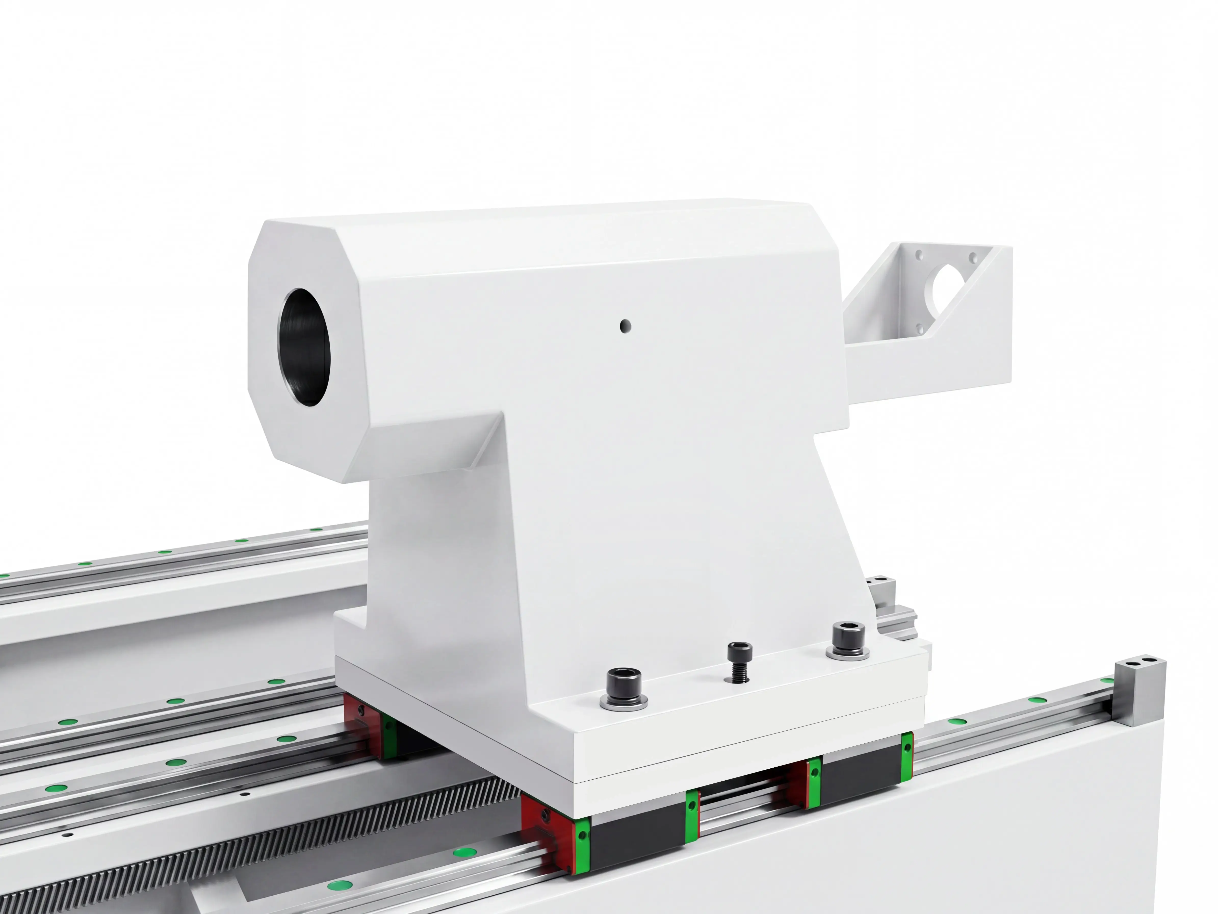 Tailstock of Spire 1530 5-axis CNC wood lathe