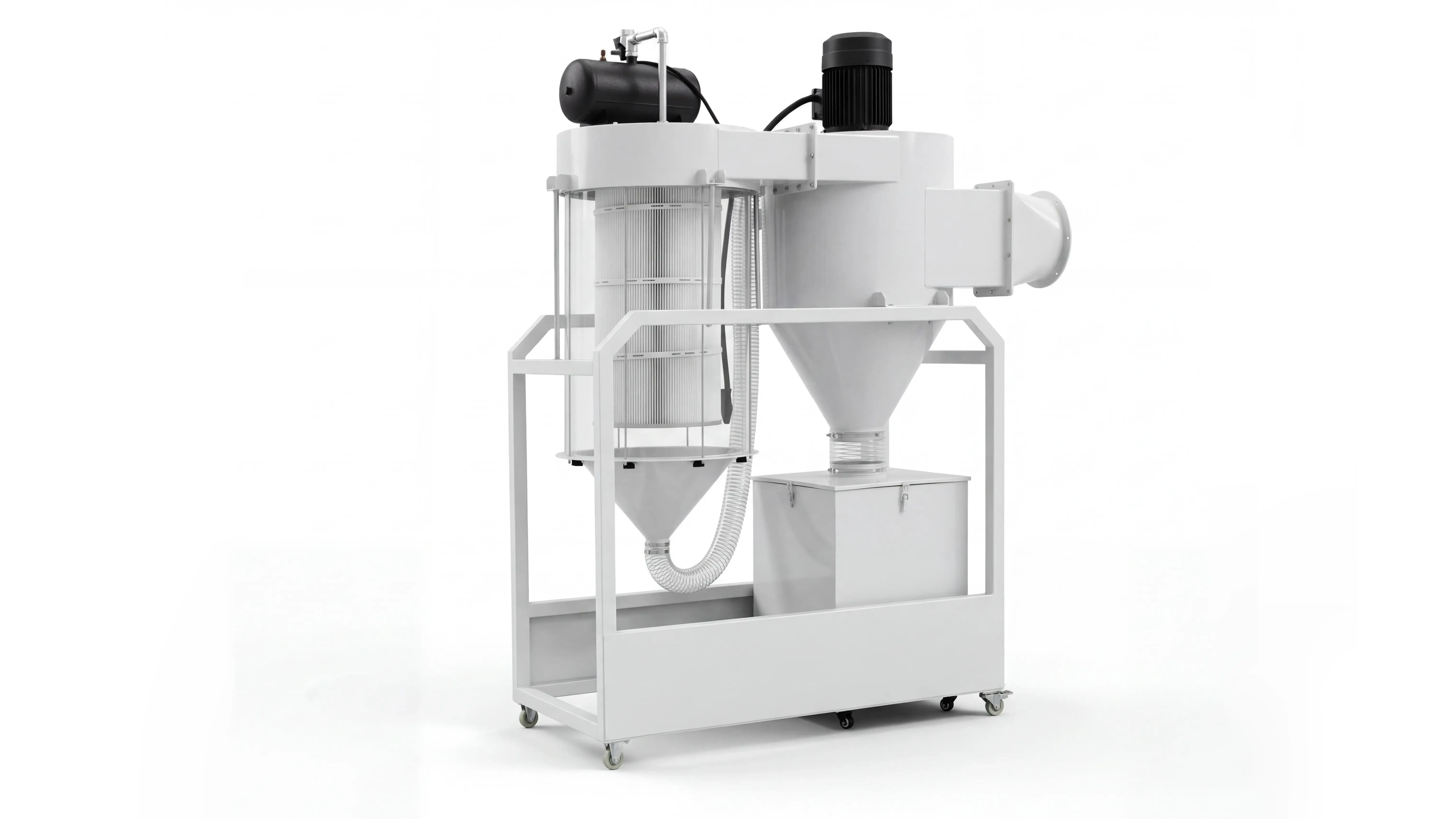 7.5kW pulse cyclone dust collector dust collector of Spire 1325 CNC router