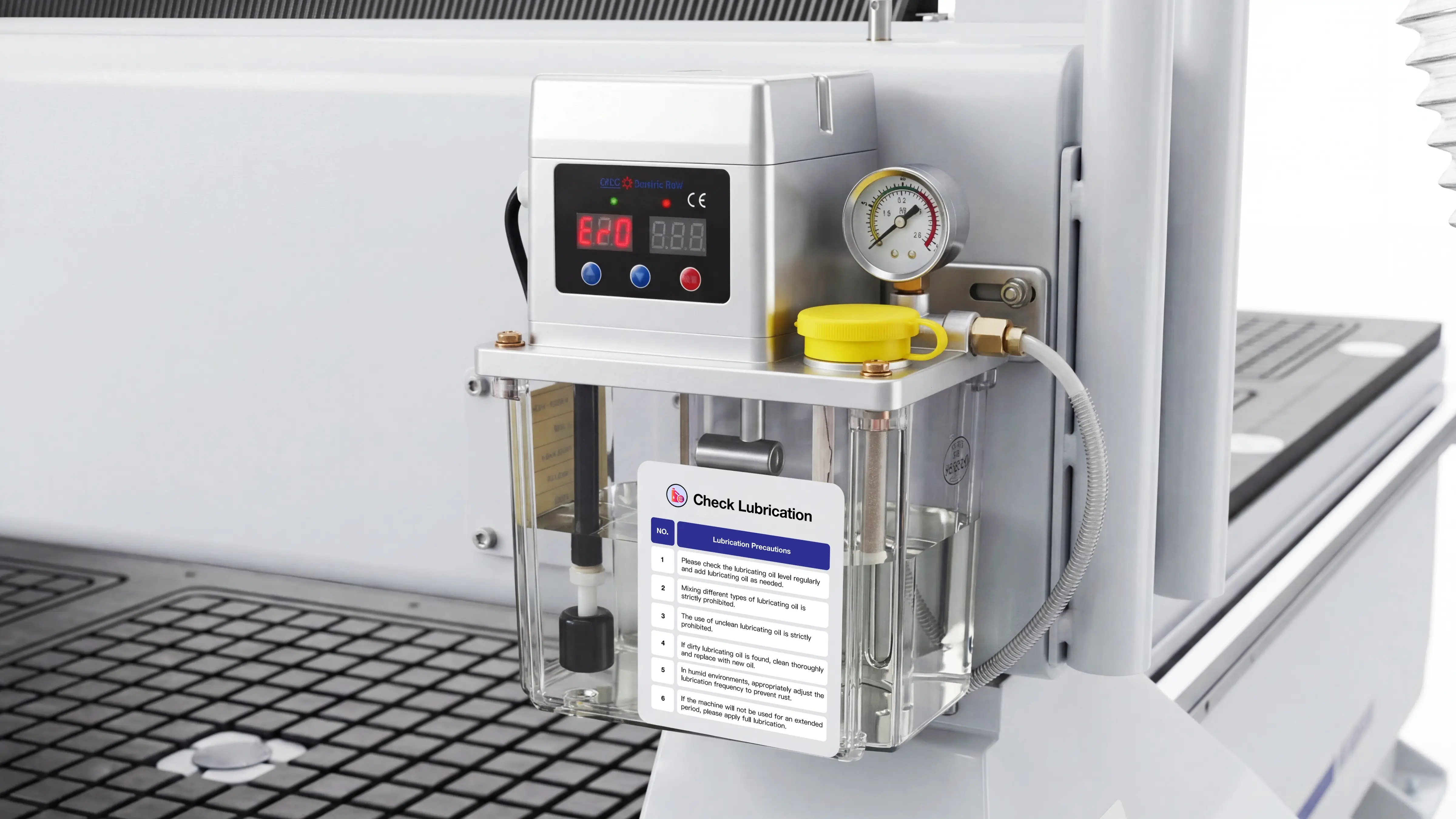 Automatic lubrication system for Spire 1325 CNC router