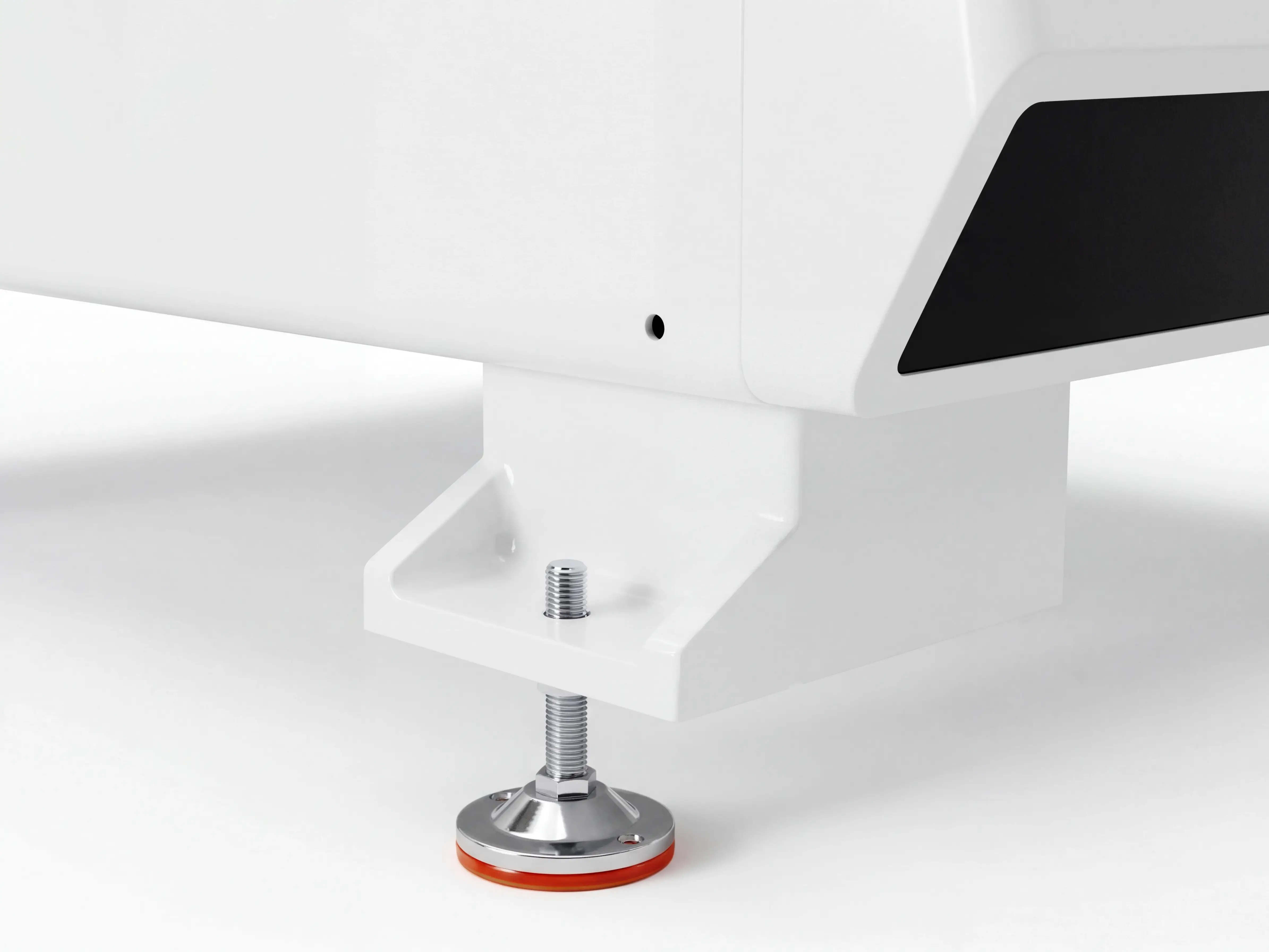 Adjustable leveling feet for Spire 1325 CNC router