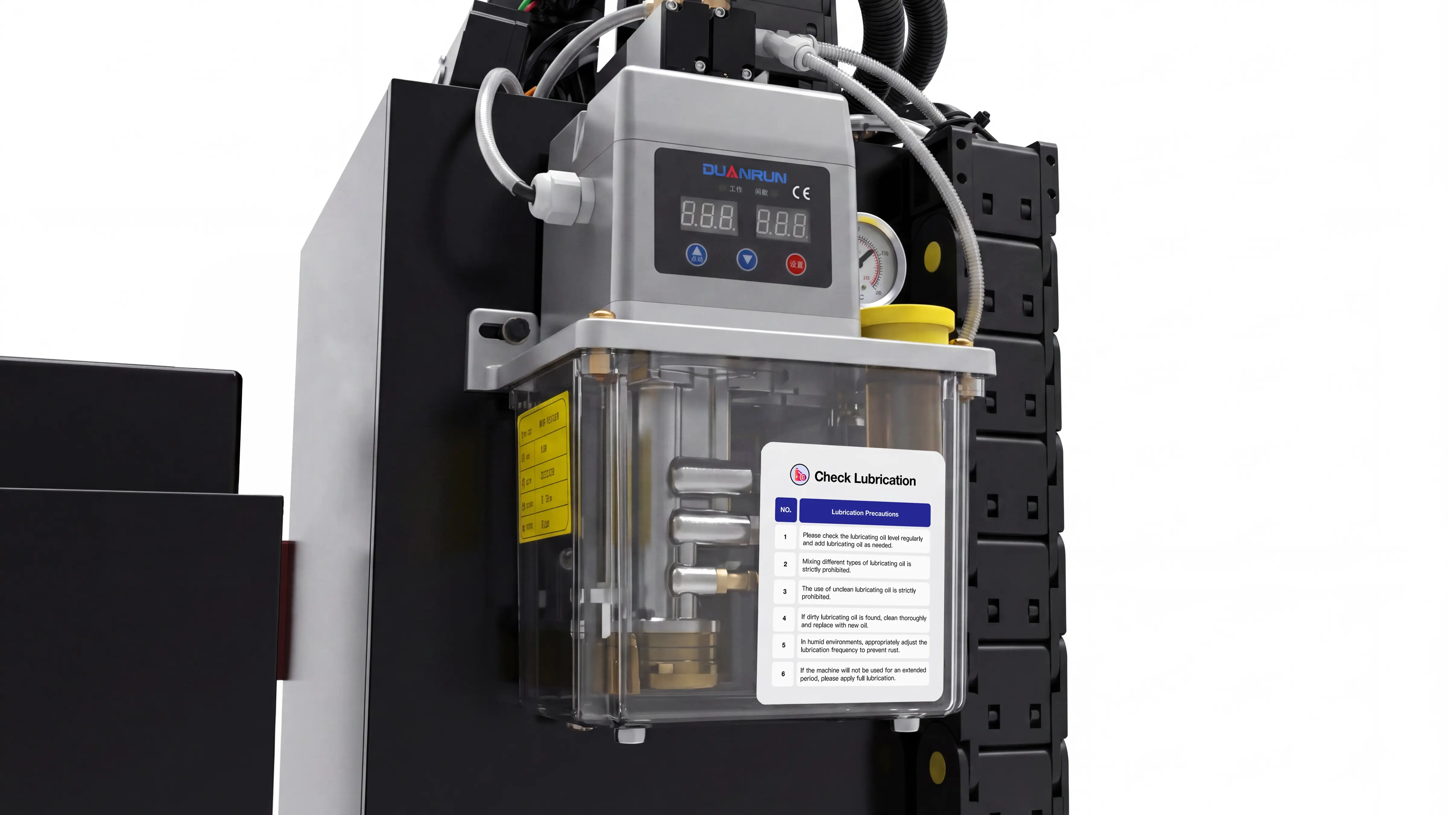 Automatic lubrication system of Spire 1530 ATC CNC wood lathe