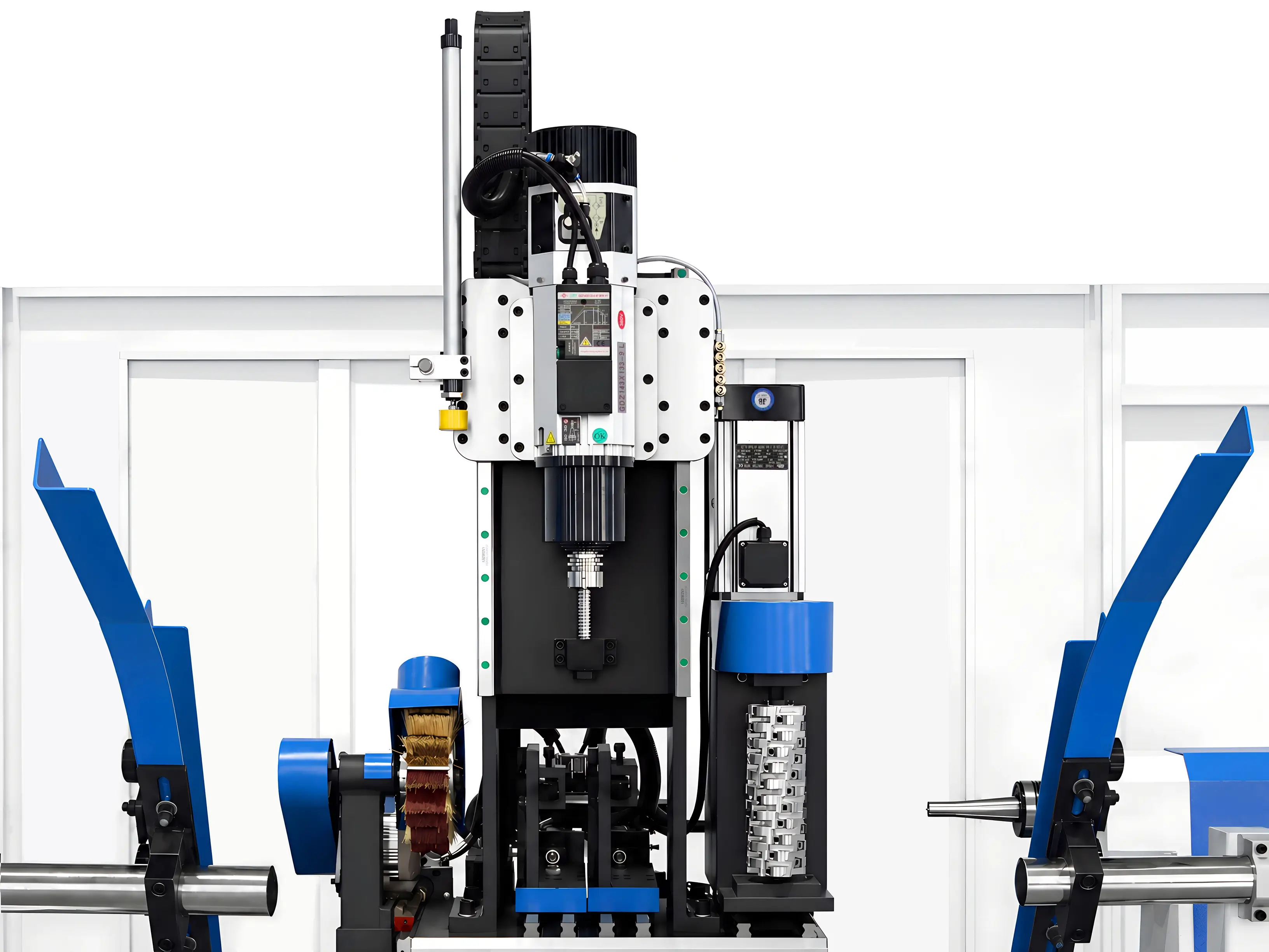 Function area overview of Spire 1530 ATC CNC wood lathe