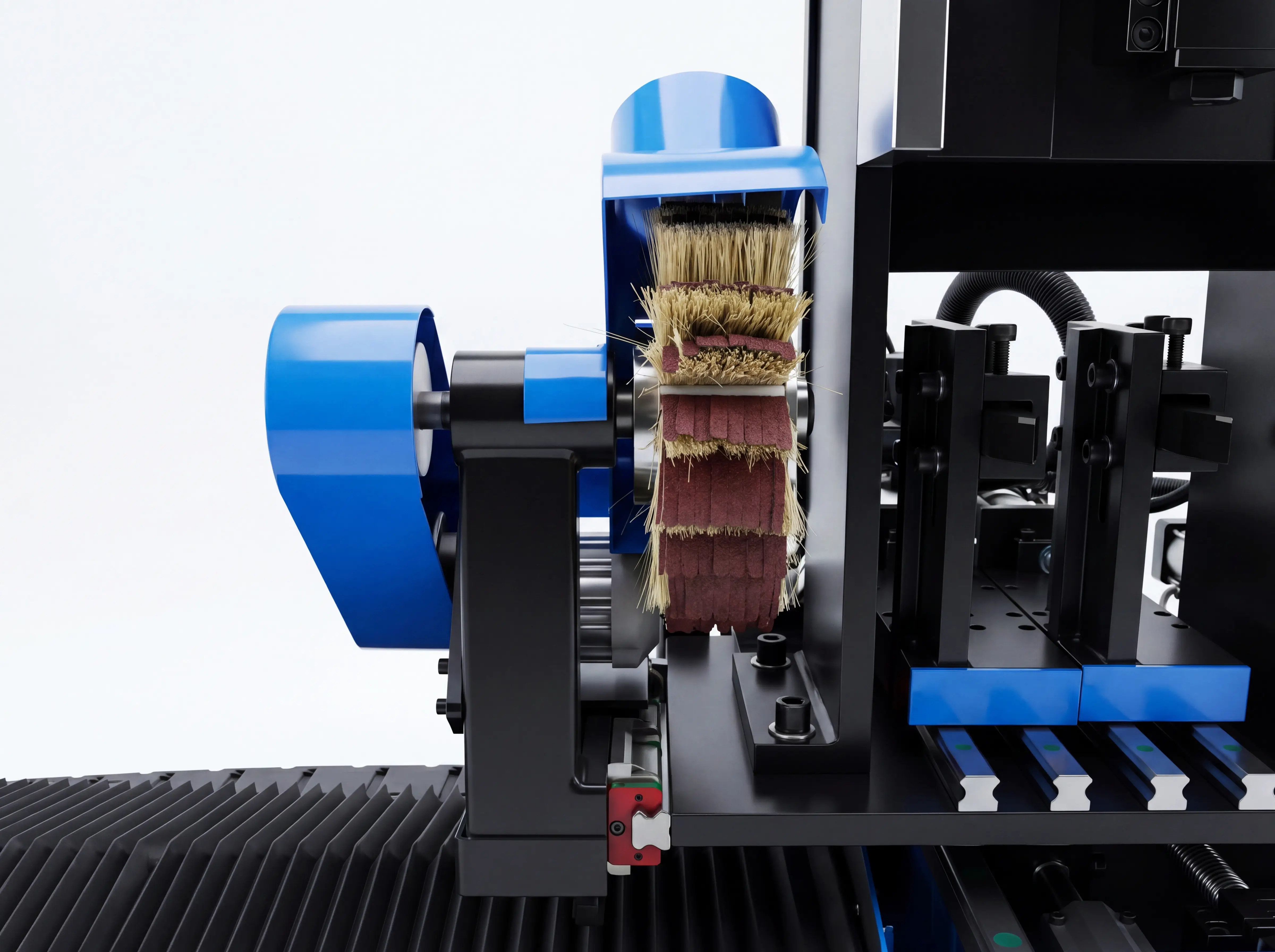 Automatic sanding unit of Spire 1530 ATC CNC wood lathe