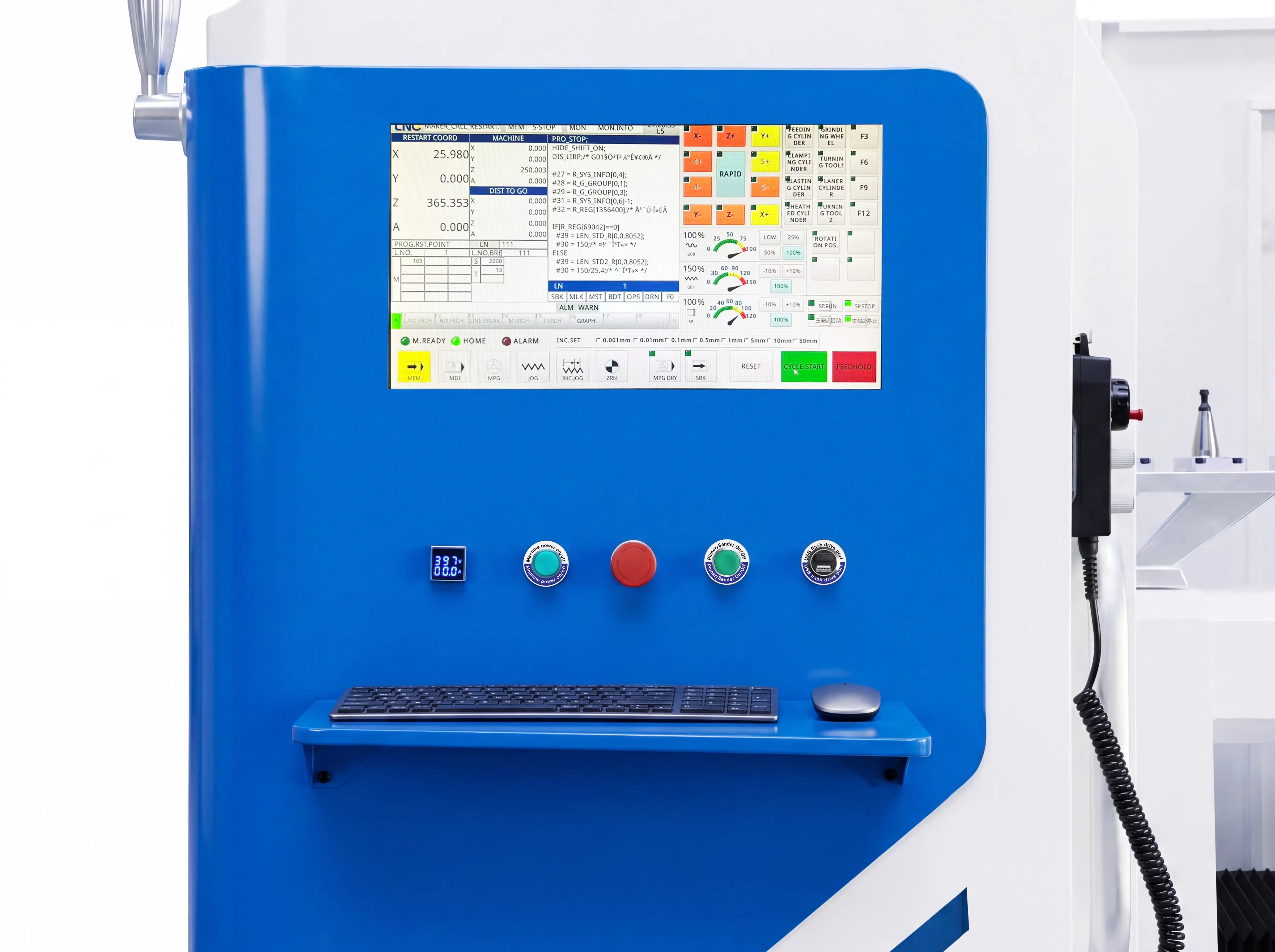 LNC MW2600A CNC system for Spire 1530 ATC CNC wood lathe
