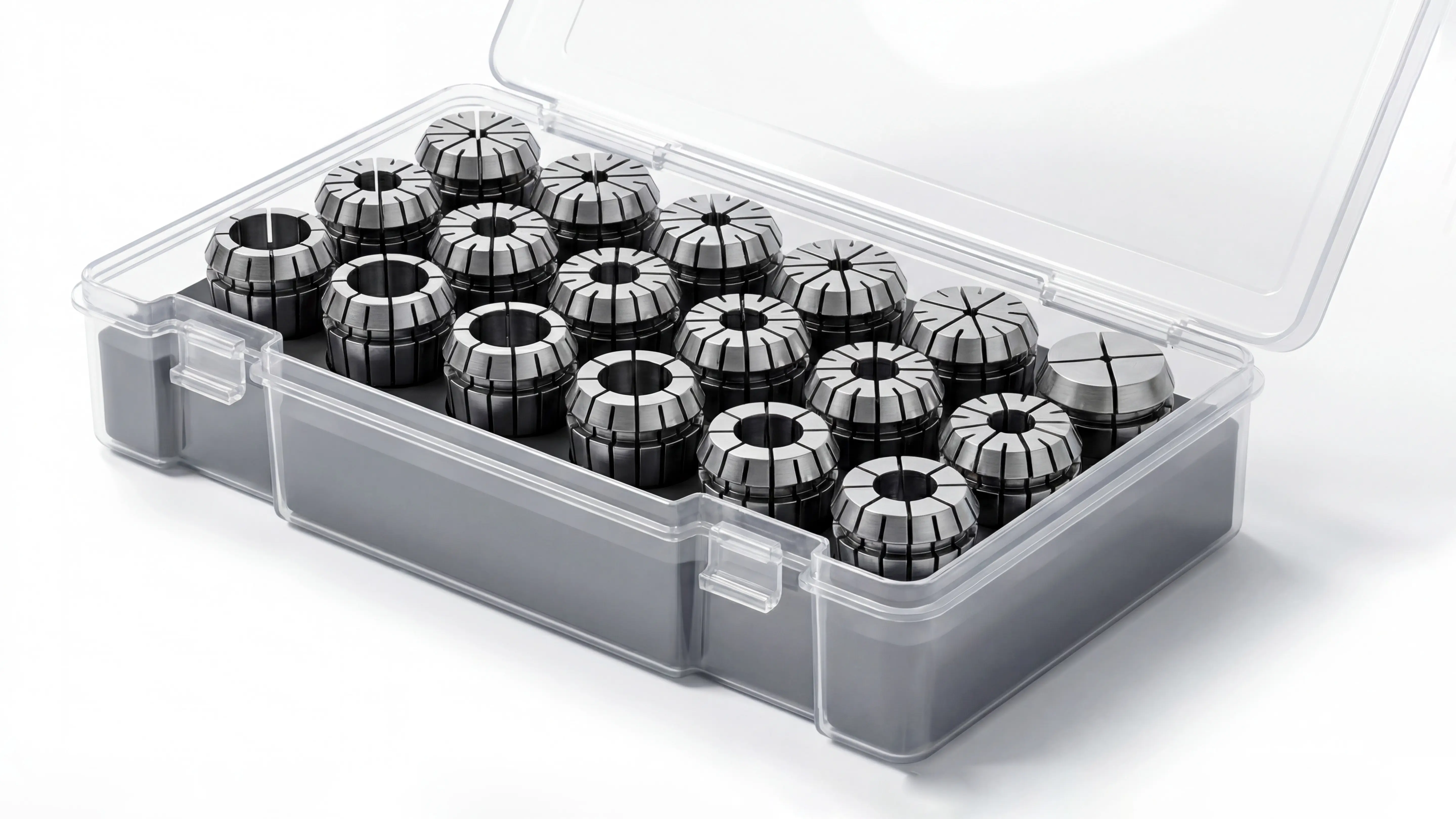 Machining tool collet set of Spire 1530 ATC CNC wood lathe