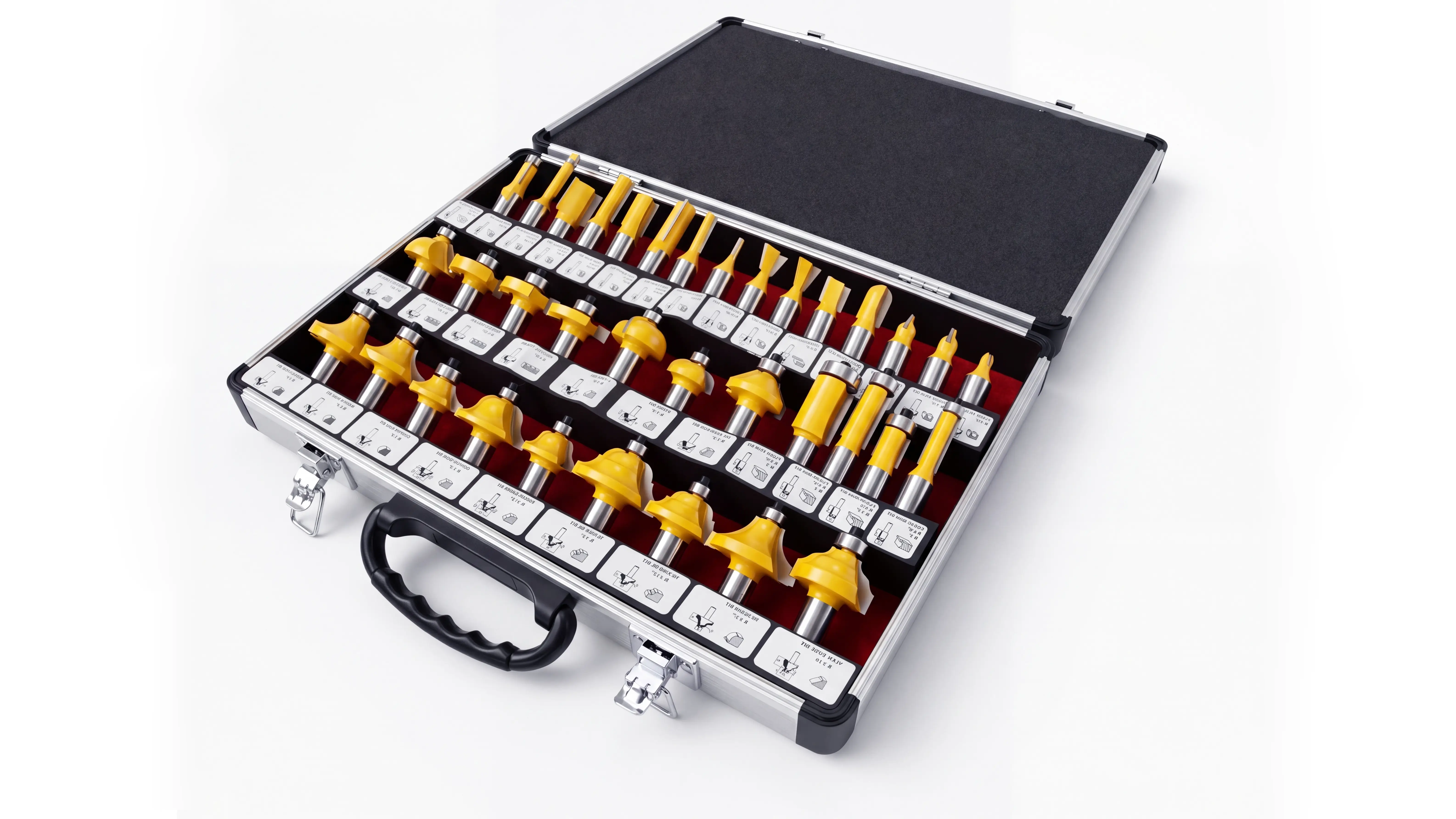 Tool set of Spire 2030 ATC CNC router with oscillating cutter