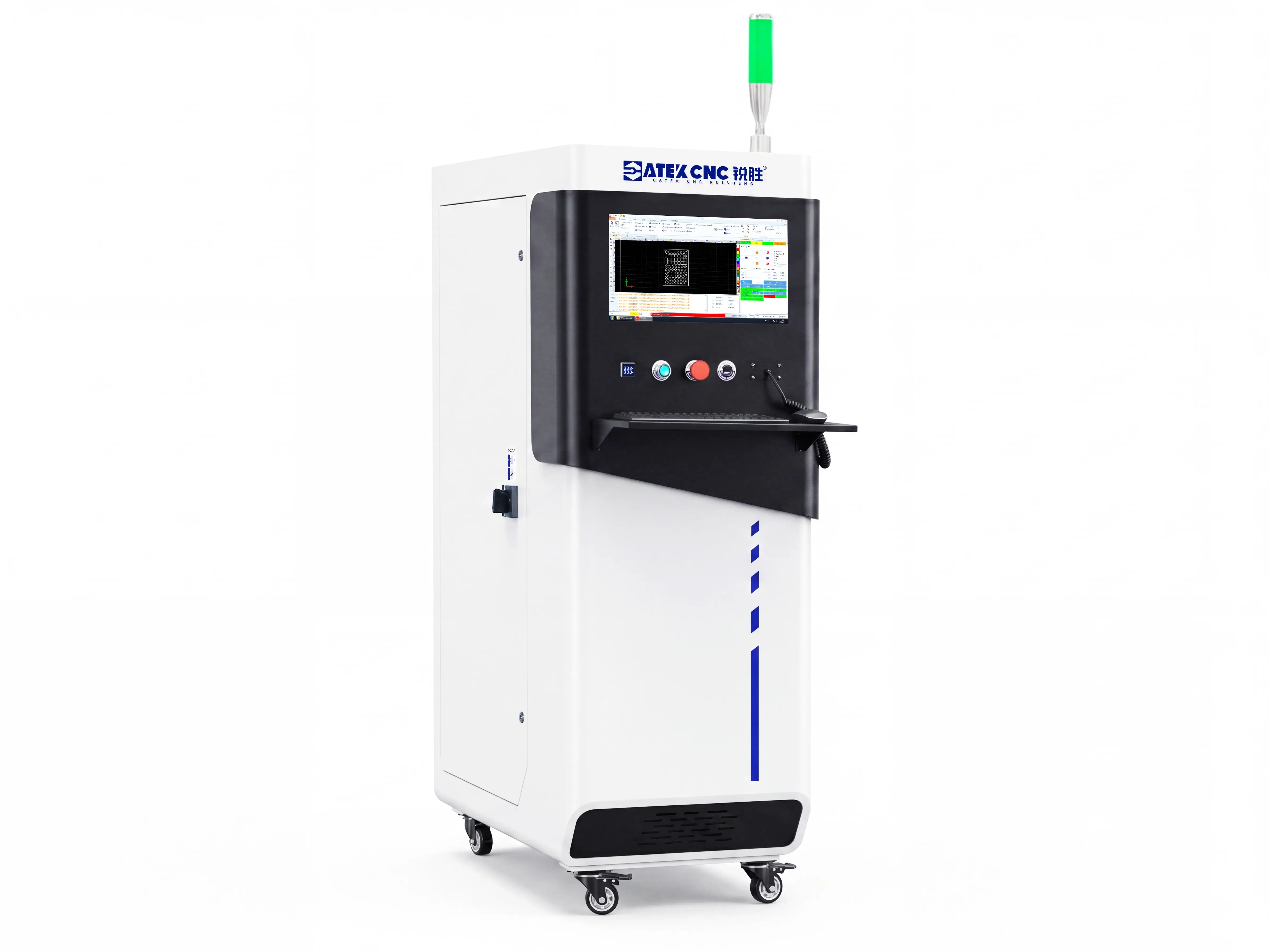 Control cabinet for Spire 2030 ATC CNC router with oscillating cutter