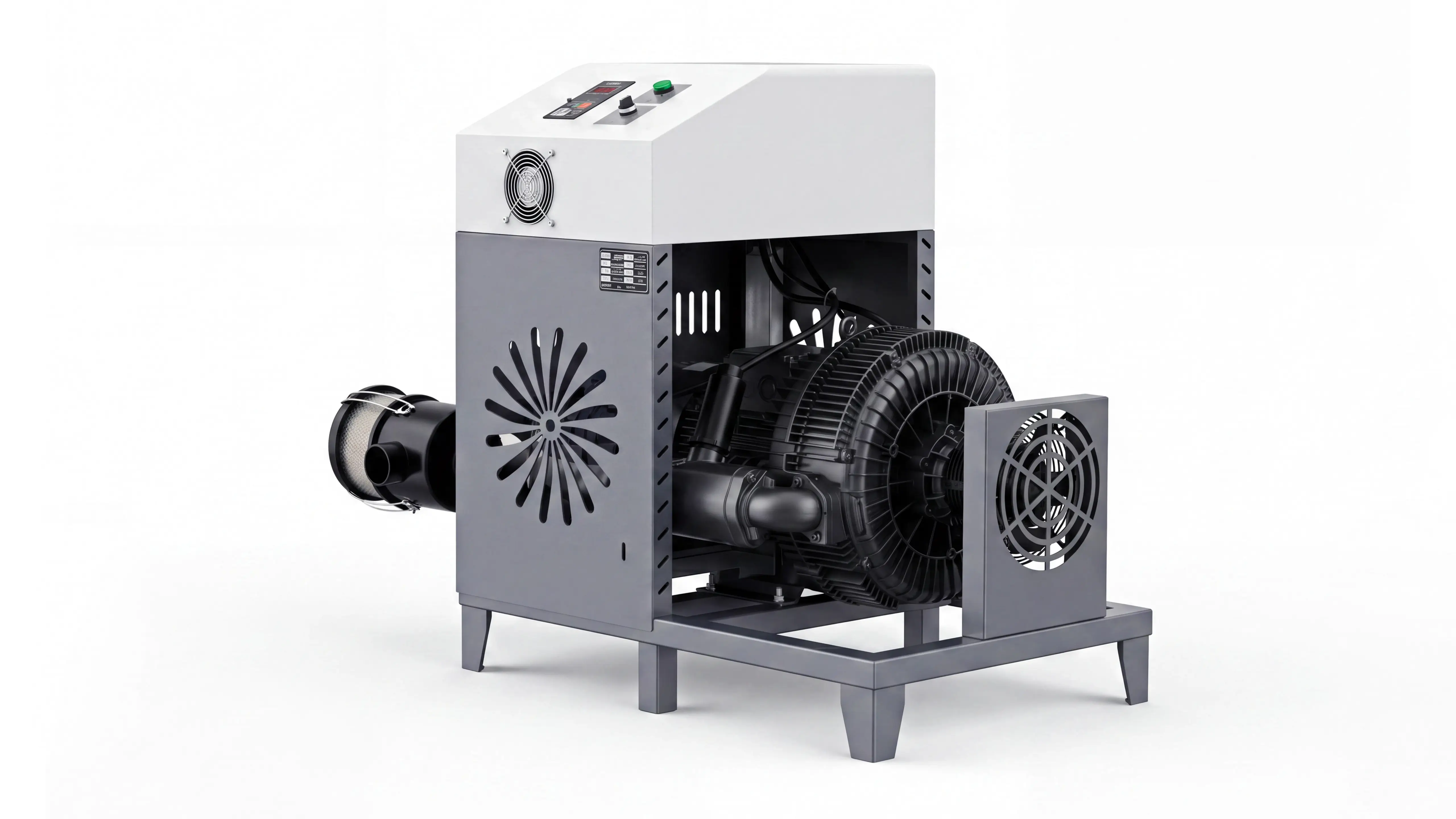 11kW variable frequency vacuum pump for Spire 2030 ATC CNC router with oscillating cutter