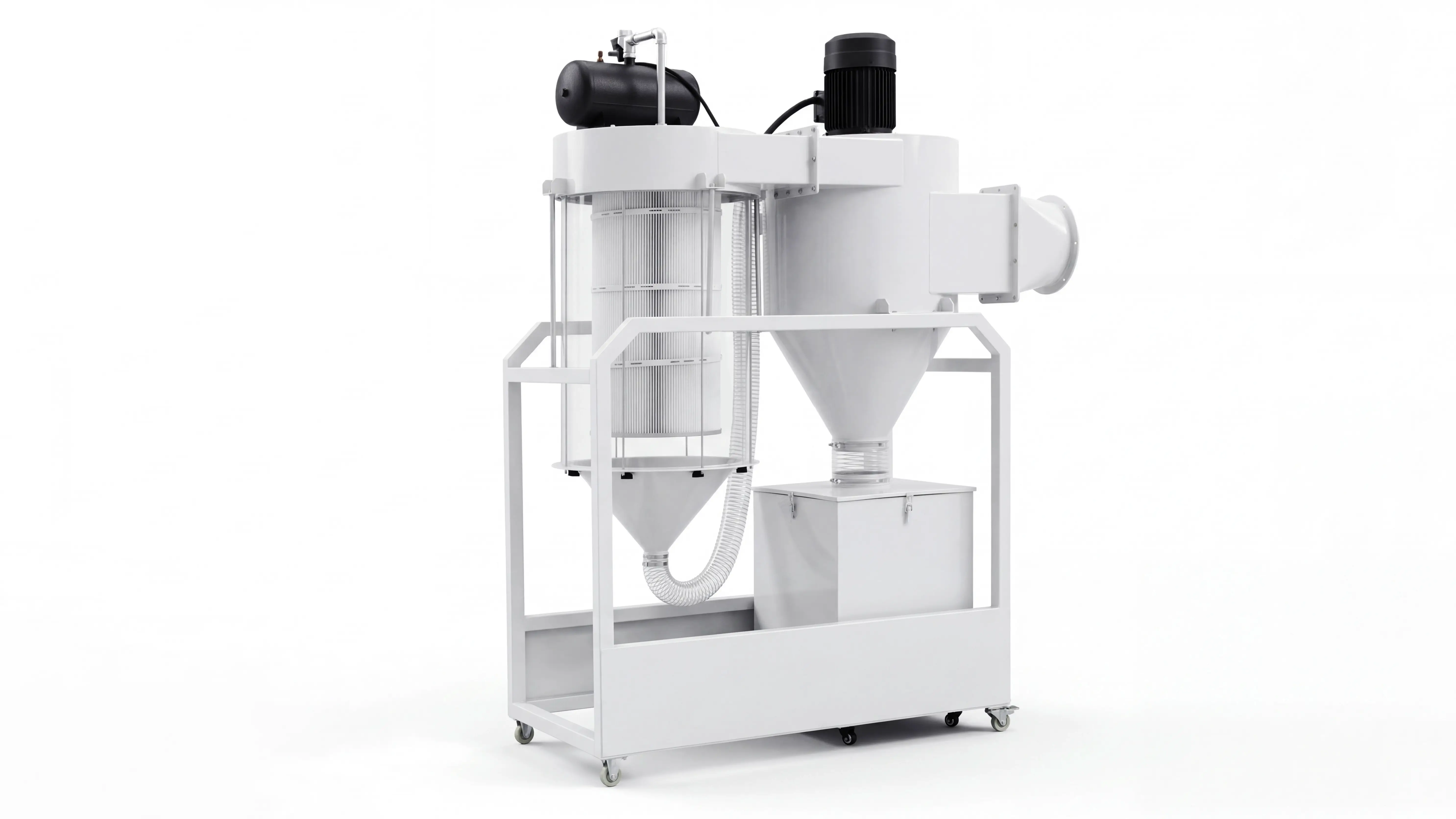 7.5kW pulse cyclone dust collector dust collector of Spire 1325 CNC router