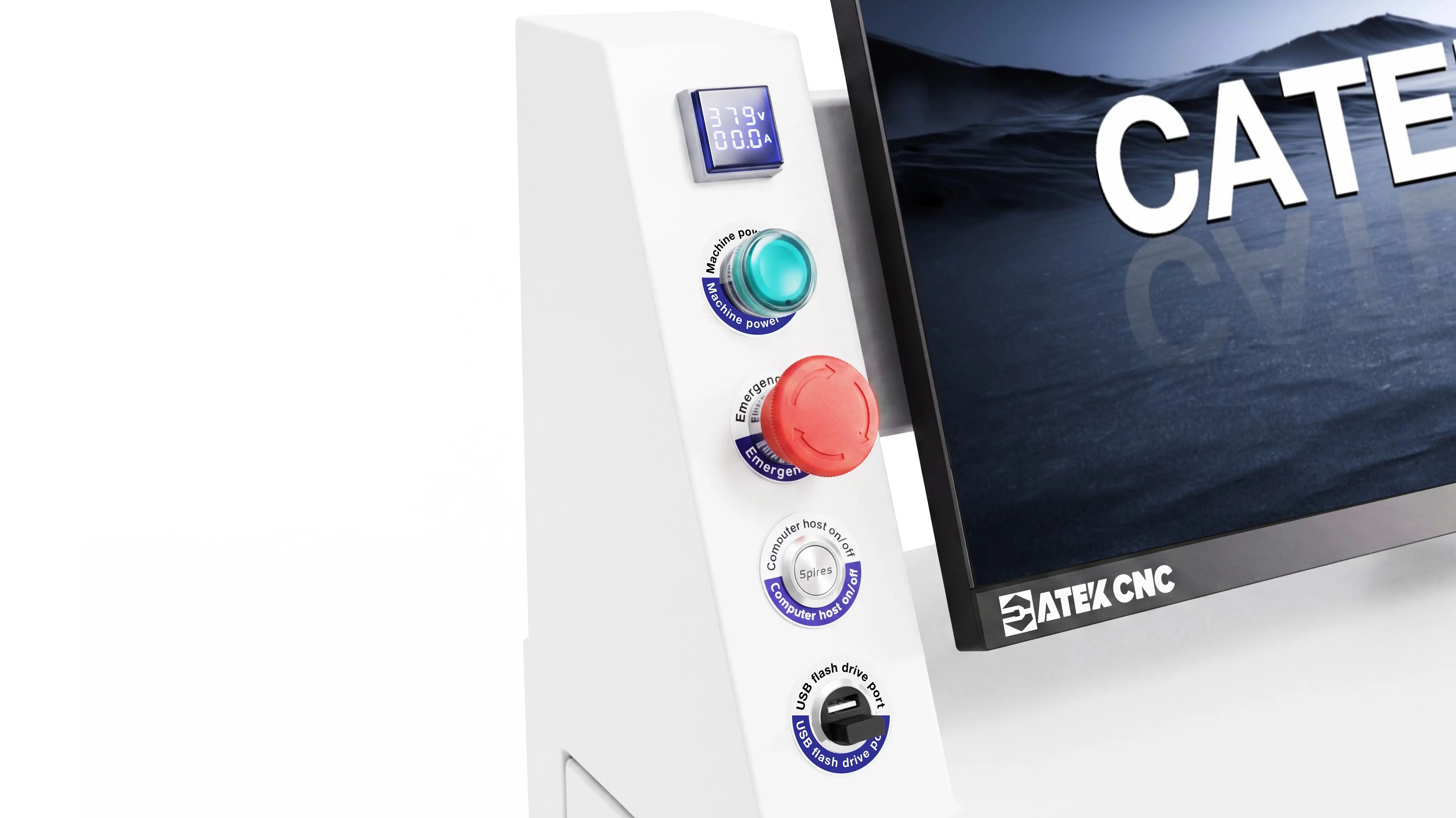 High-quality power switches of Spire 1325 CNC router