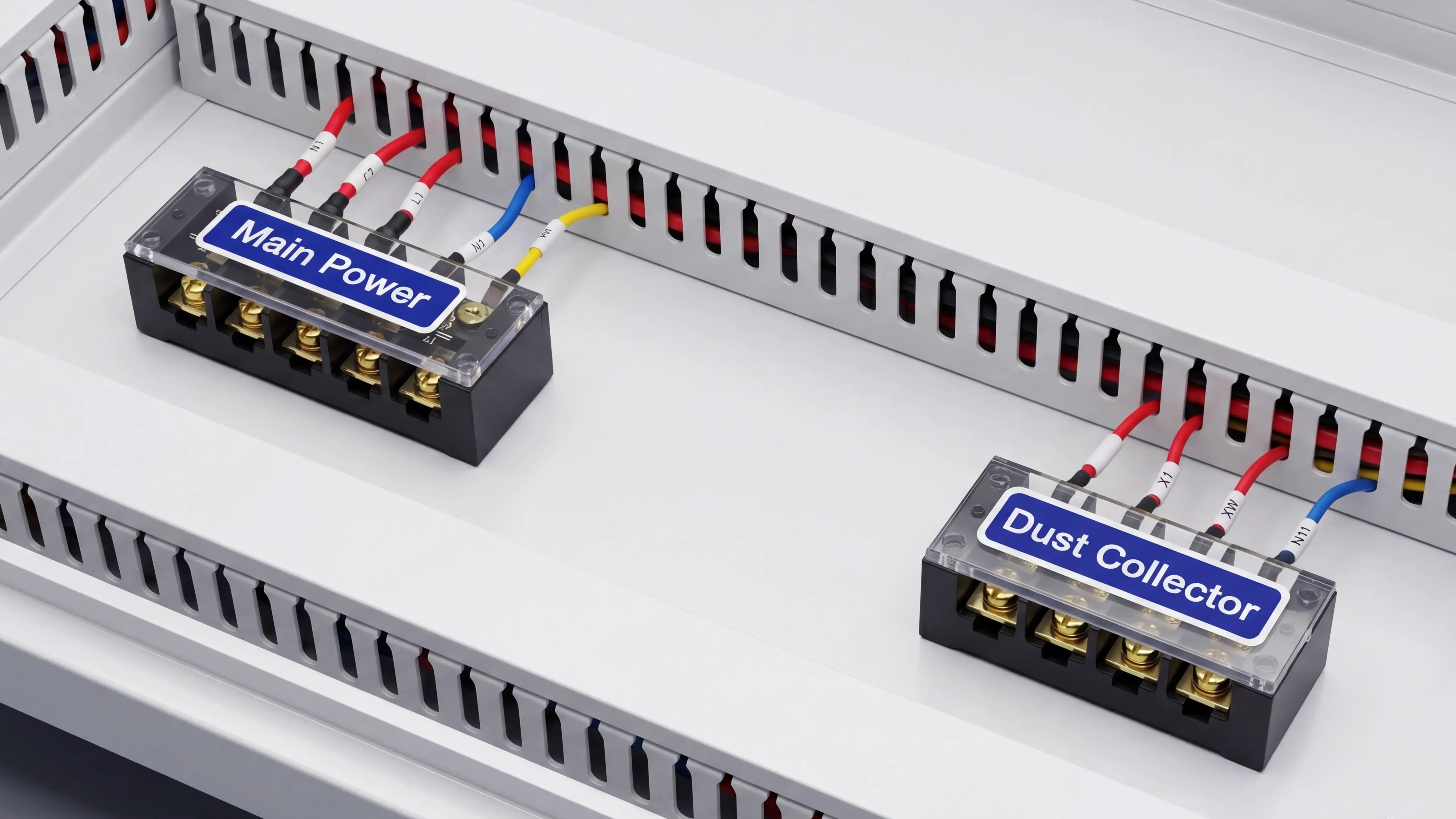 High-quality terminal blocks of Spire 1325 CNC router