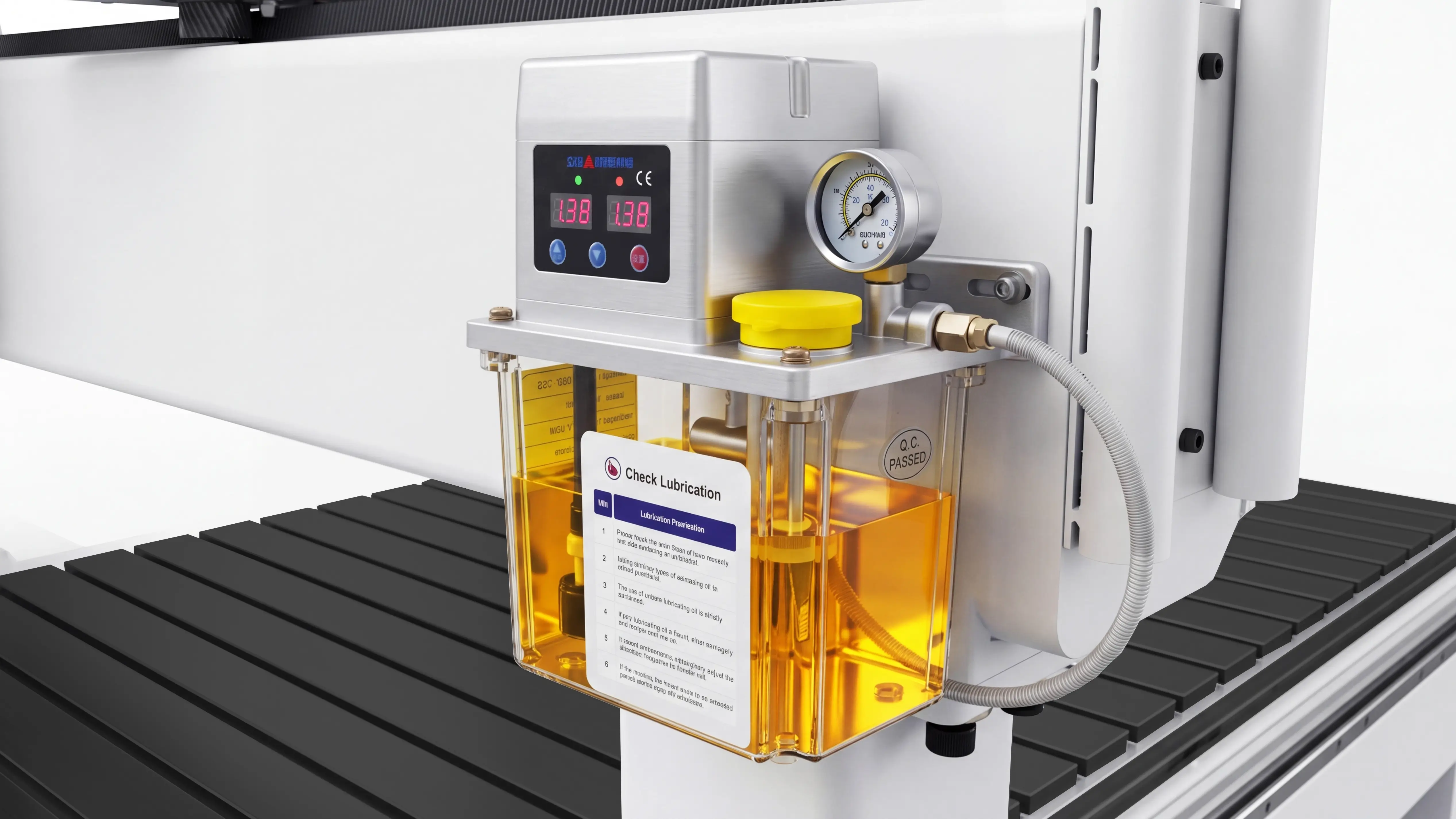 Automatic lubrication system for Spire 1325 CNC router