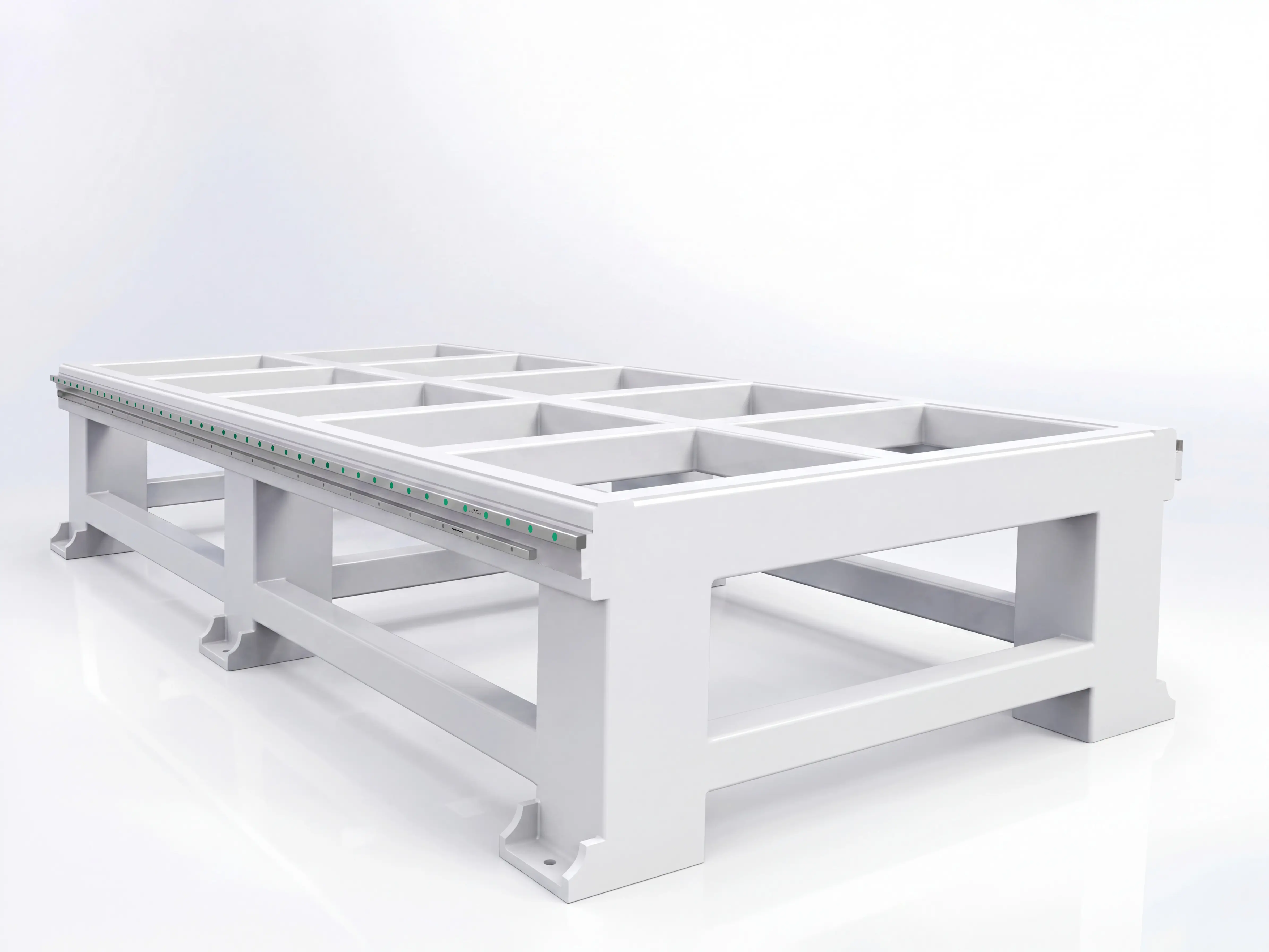 Heavy-duty bed of Spire 1325 CNC router