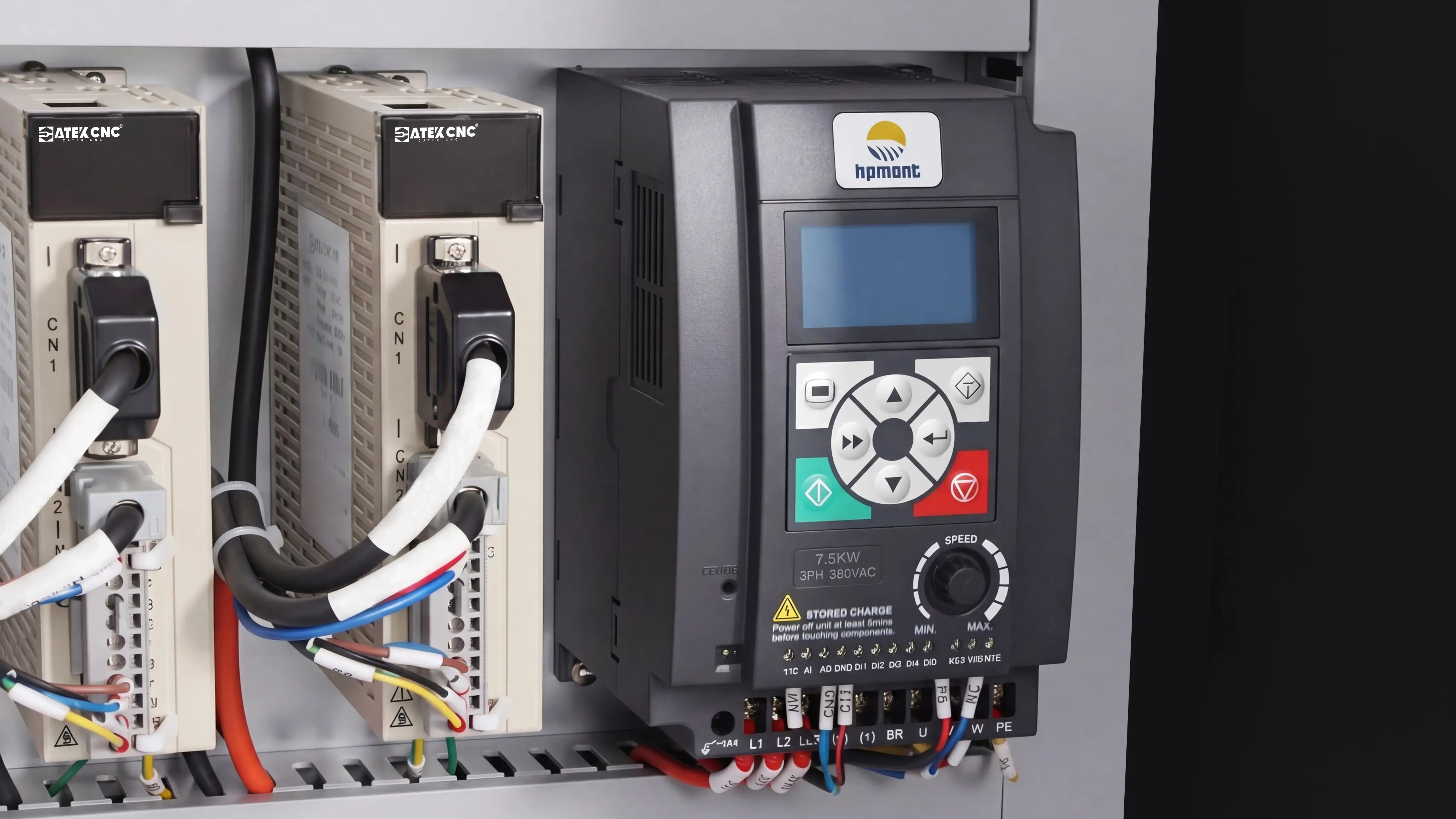 Hpmont variable frequency drive of Spire 1325 CNC router