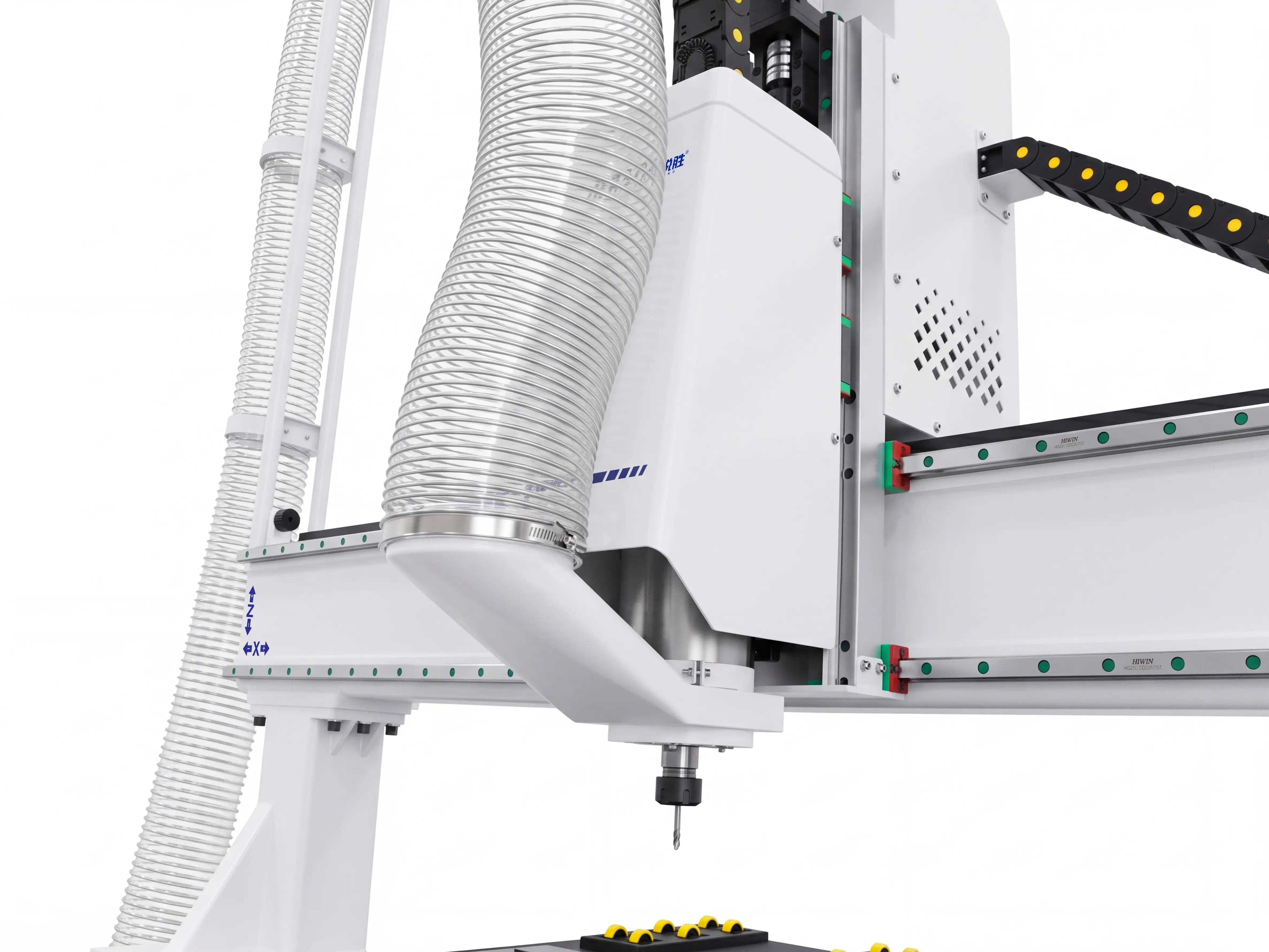 CATEKCNC self-developed 5.5KW high-speed water-cooled spindle of Spire 1325 CNC router