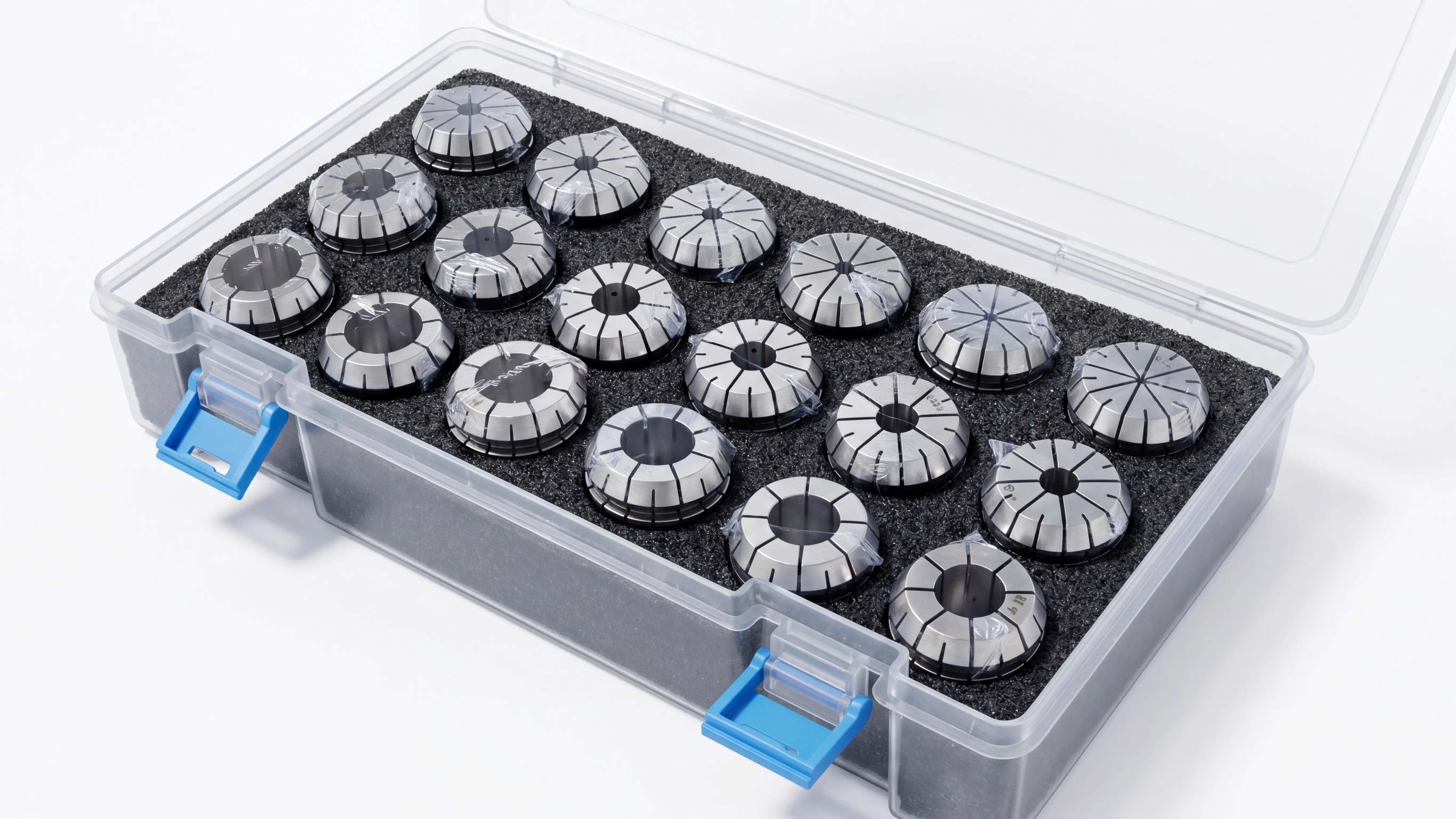 Tool collet set of Spire 1325 4-axis CNC router with swing head and rotary 4th axis