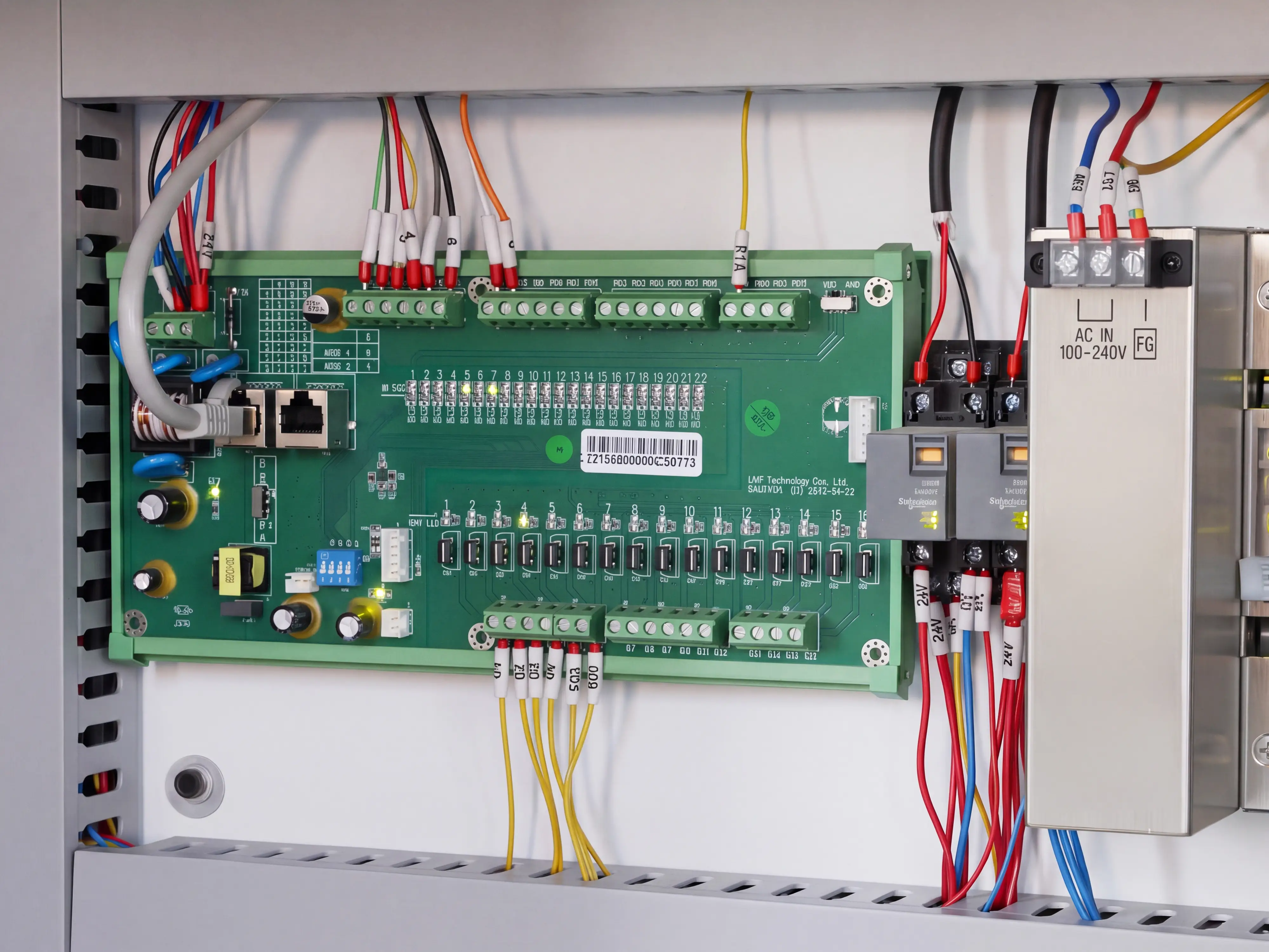 LNC MW2600A control board for Spire 1325 4-axis CNC router with swing head and rotary 4th axis