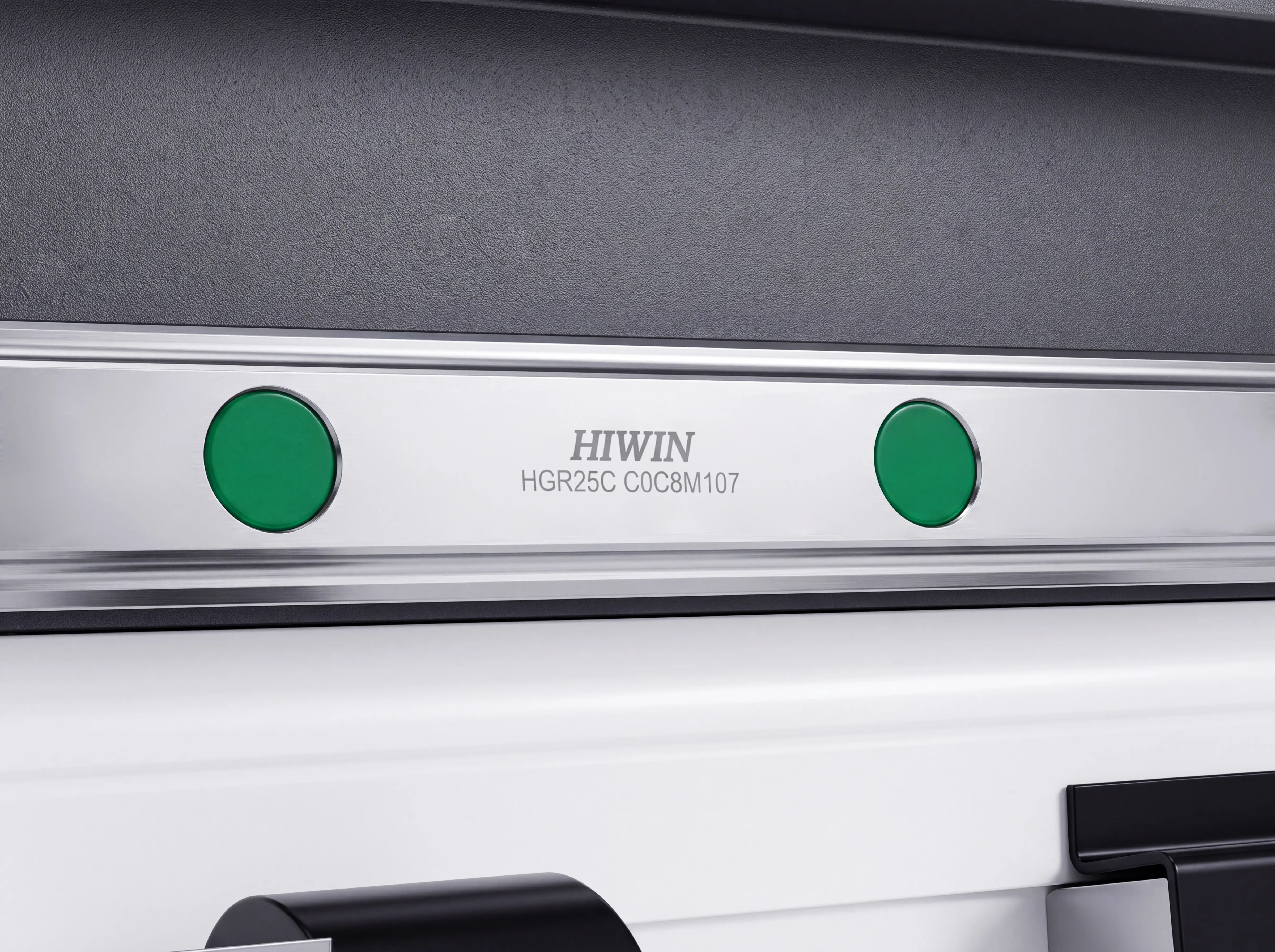 Hiwin (Taiwan) P level 25 linear guideways of Spire 1325 4-axis CNC router with swing head and rotary 4th axis