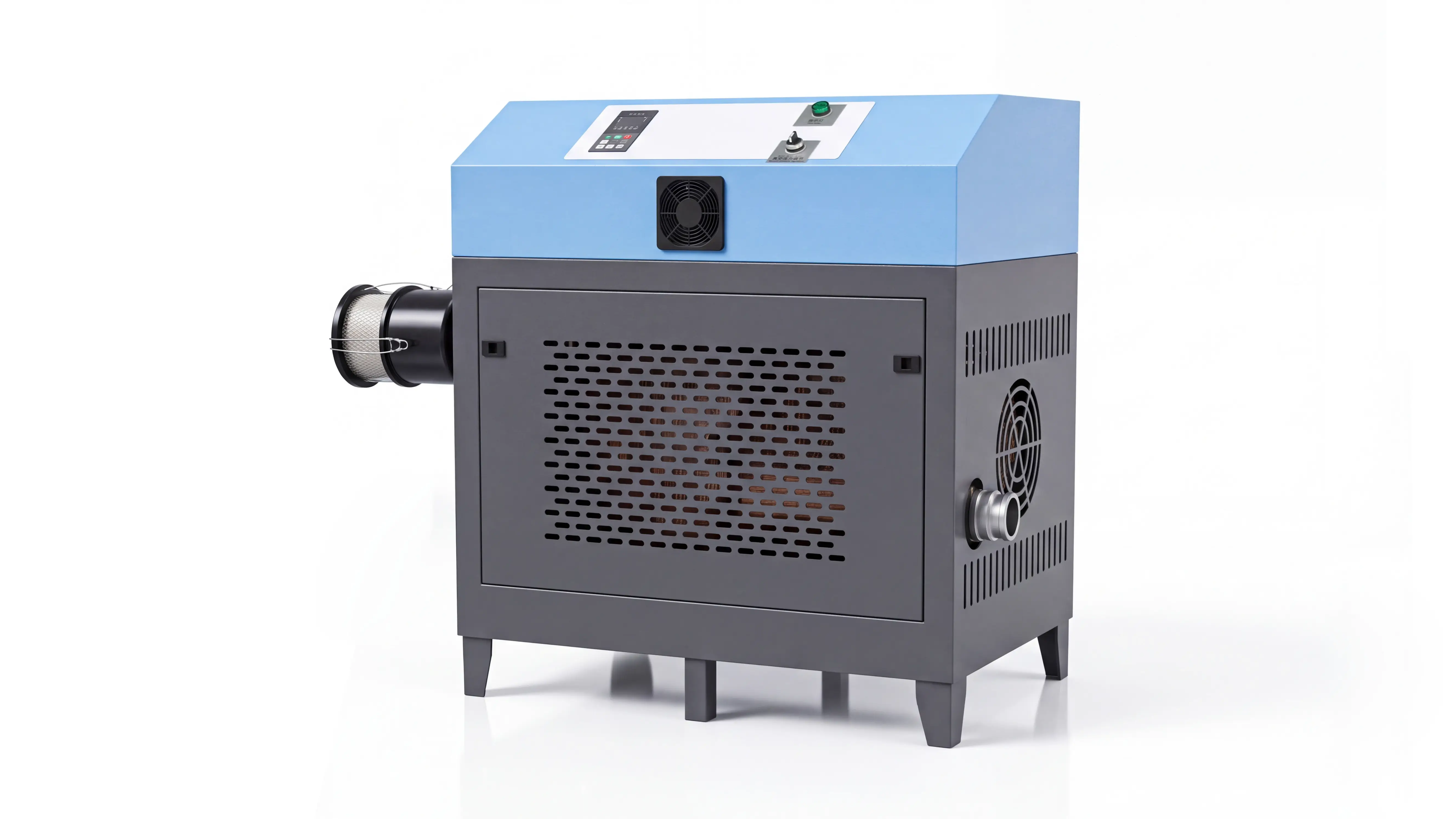 7.5kW variable-frequency constant-pressure vacuum pump for Spire 1325 4-axis CNC router with swing head and rotary 4th axis
