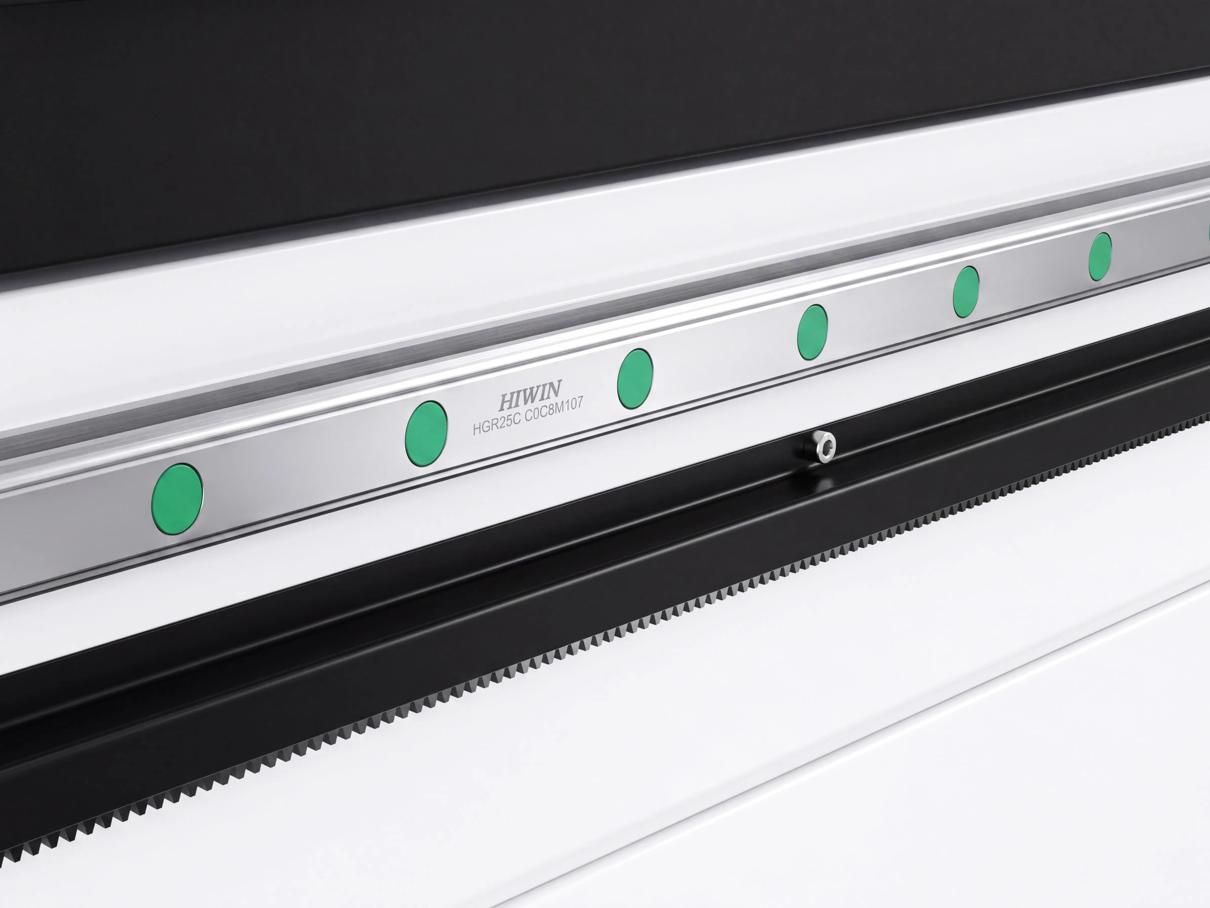 Hiwin (Taiwan) P level 25 linear guideways of Spire 1325 4-axis CNC router with swing head and rotary 4th axis