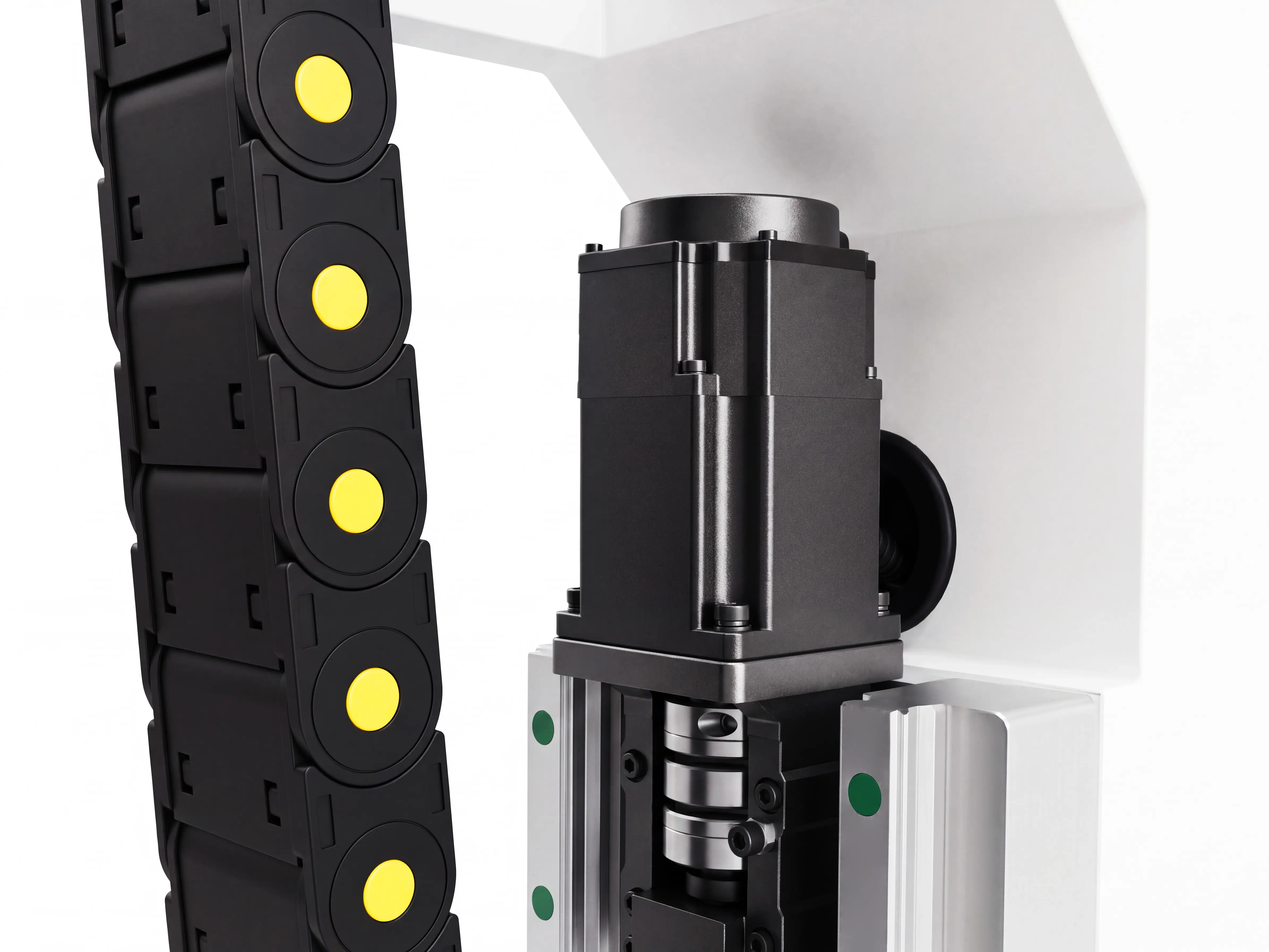 CATEKCNC self-developed servo motor for Spire 1325 4-axis CNC router with swing head and rotary 4th axis