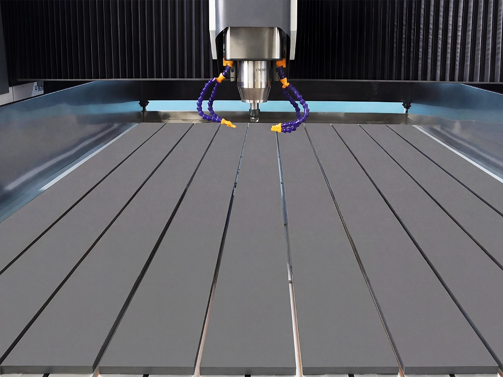 Stainless steel circulating water tank + aluminum alloy t-slot worktable Stainless steel circulating water tank + aluminum alloy t-slot worktable for CNC stone router