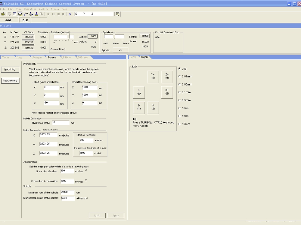 NCStudio software NCStudio software for CNC stone router