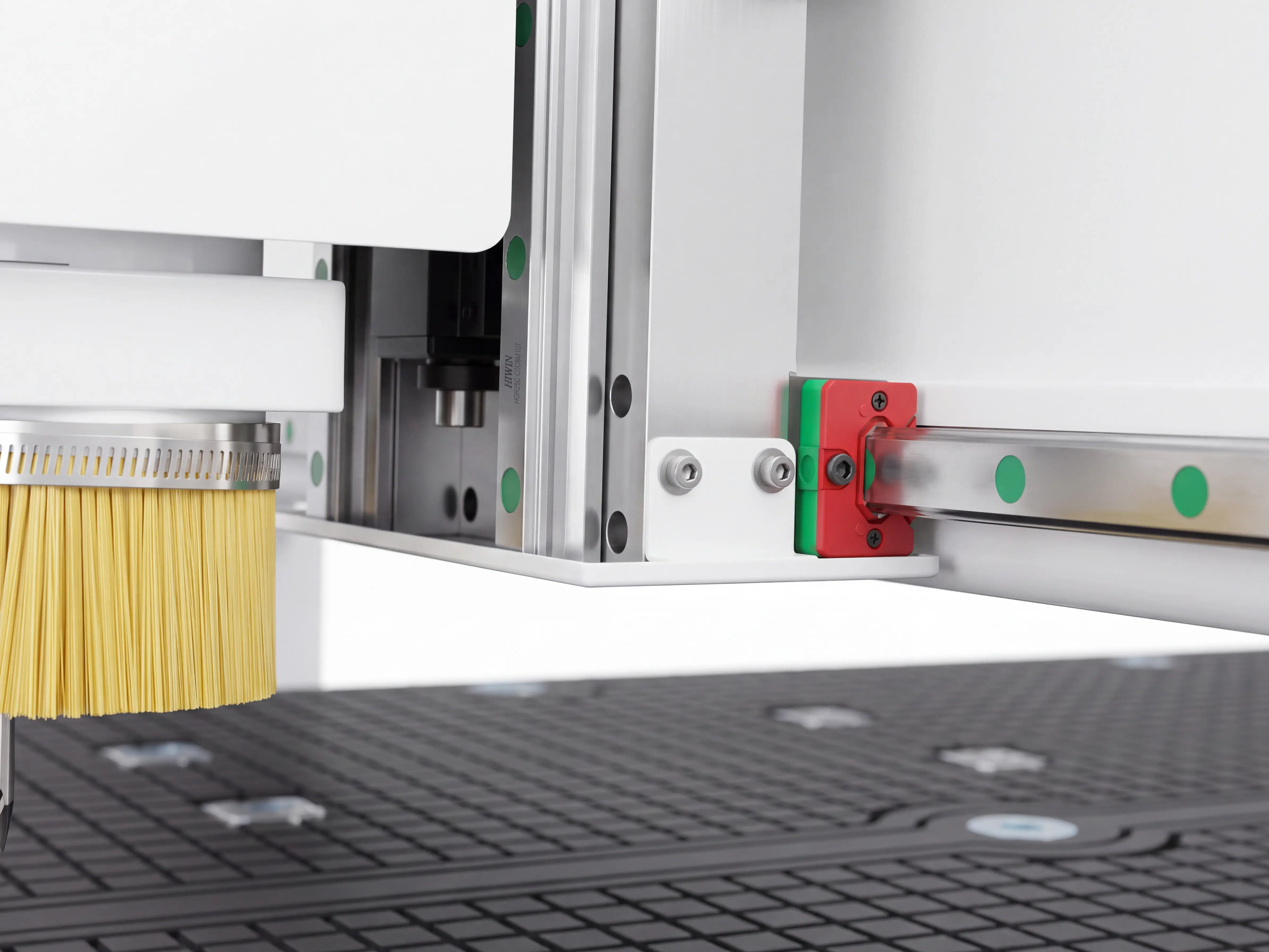 Oil drip tray for Spire 1530 4-axis CNC router with rotary 4th axis