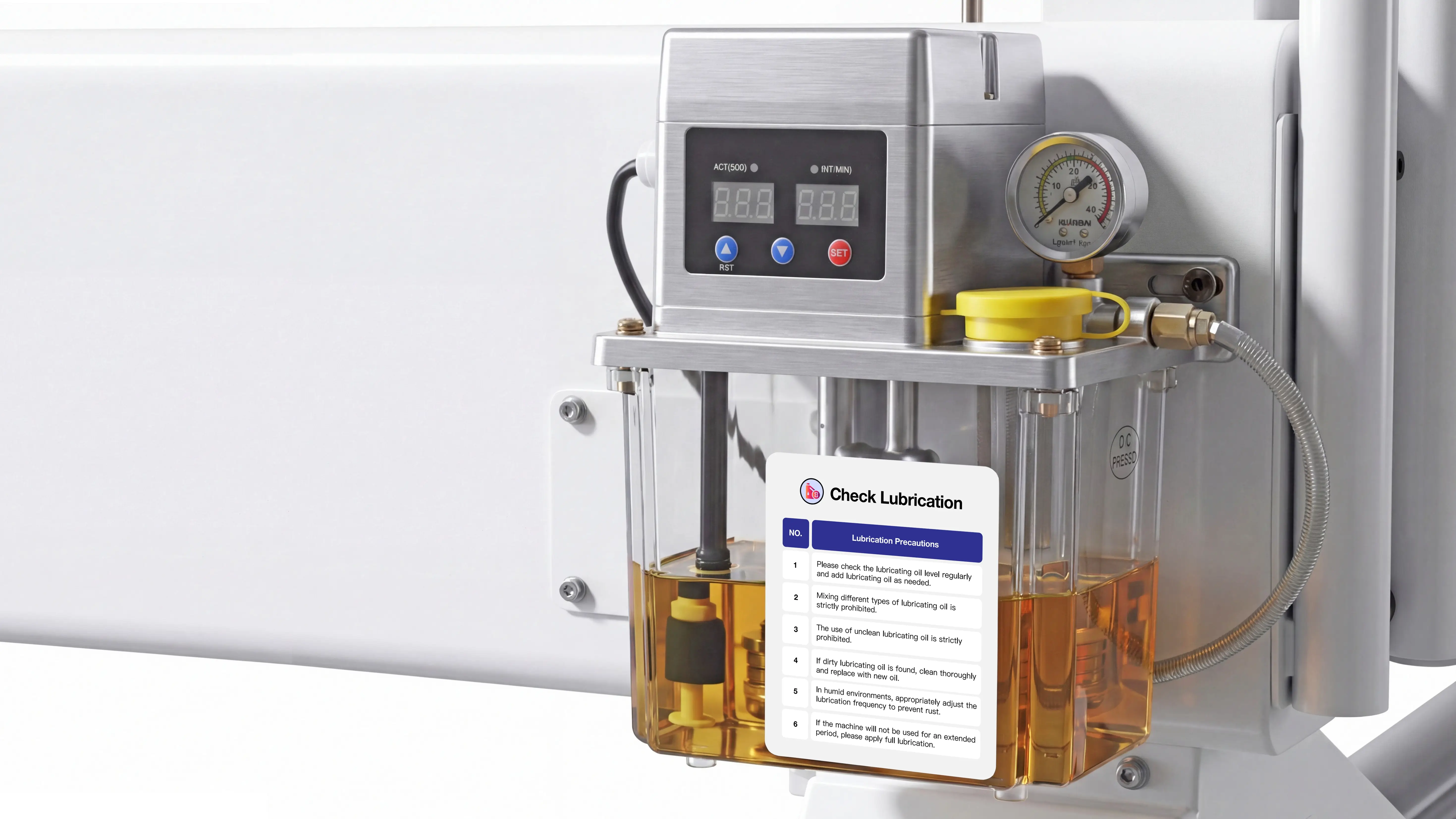 Automatic lubrication system for Spire 1325 CNC wood router