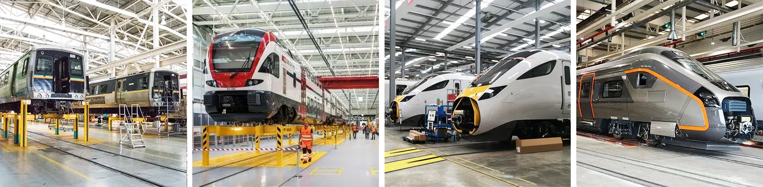 Application of the laser-flame hybrid cutting machine in the rail transit industry: cutting sheet metal parts for subway and train bodies, structural beams, carriages, etc. Application of the laser-flame hybrid cutting machine in the rail transit industry: cutting sheet metal parts for subway and train bodies, structural beams, carriages, etc.