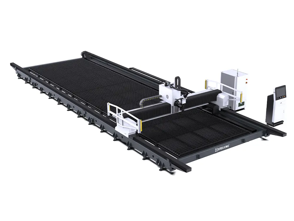 Laser-flame(oxyfuel) hybrid cutting machine Laser-flame(oxyfuel) hybrid cutting machine