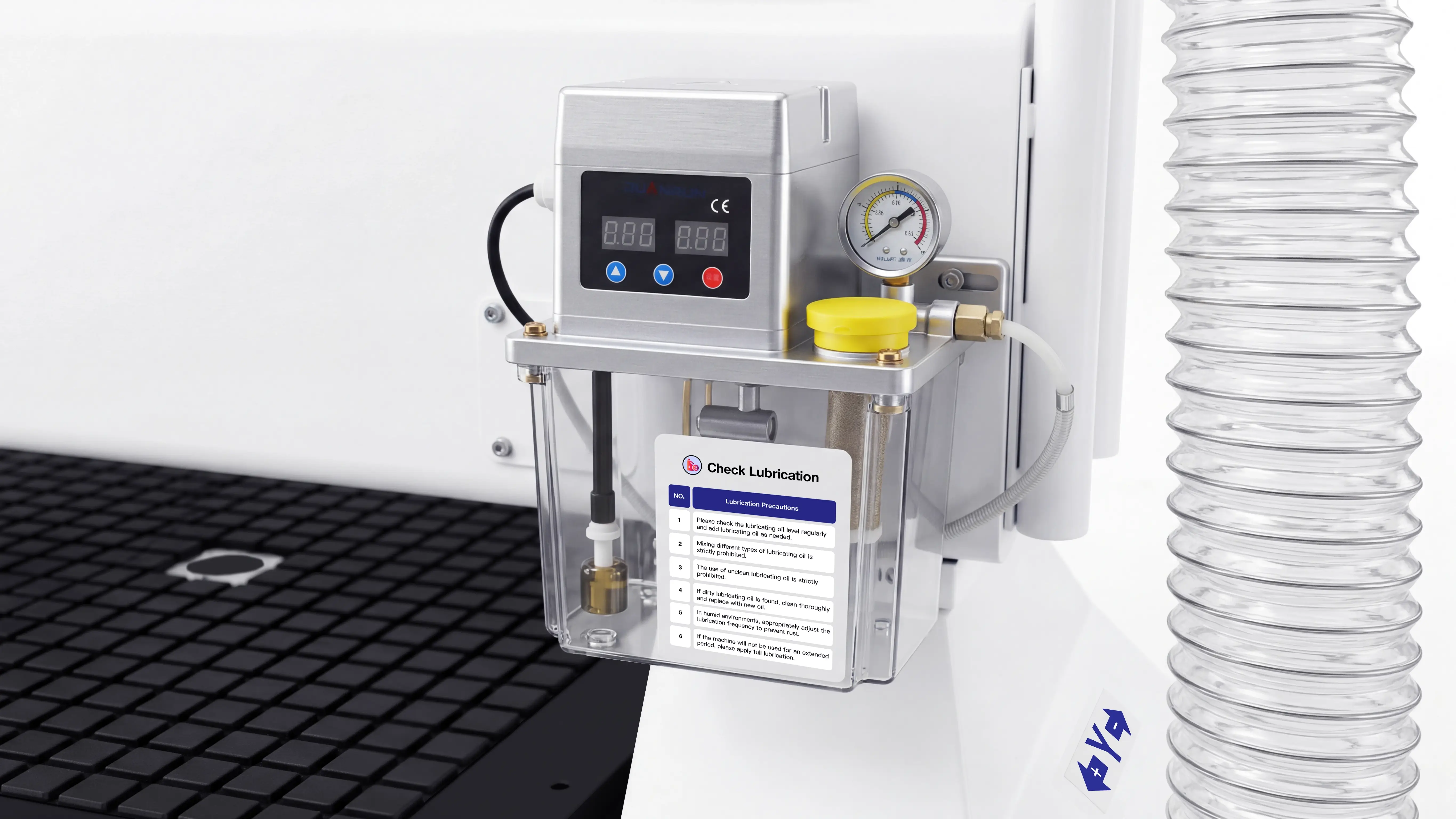Automatic lubrication system for Spire 1325 CNC router