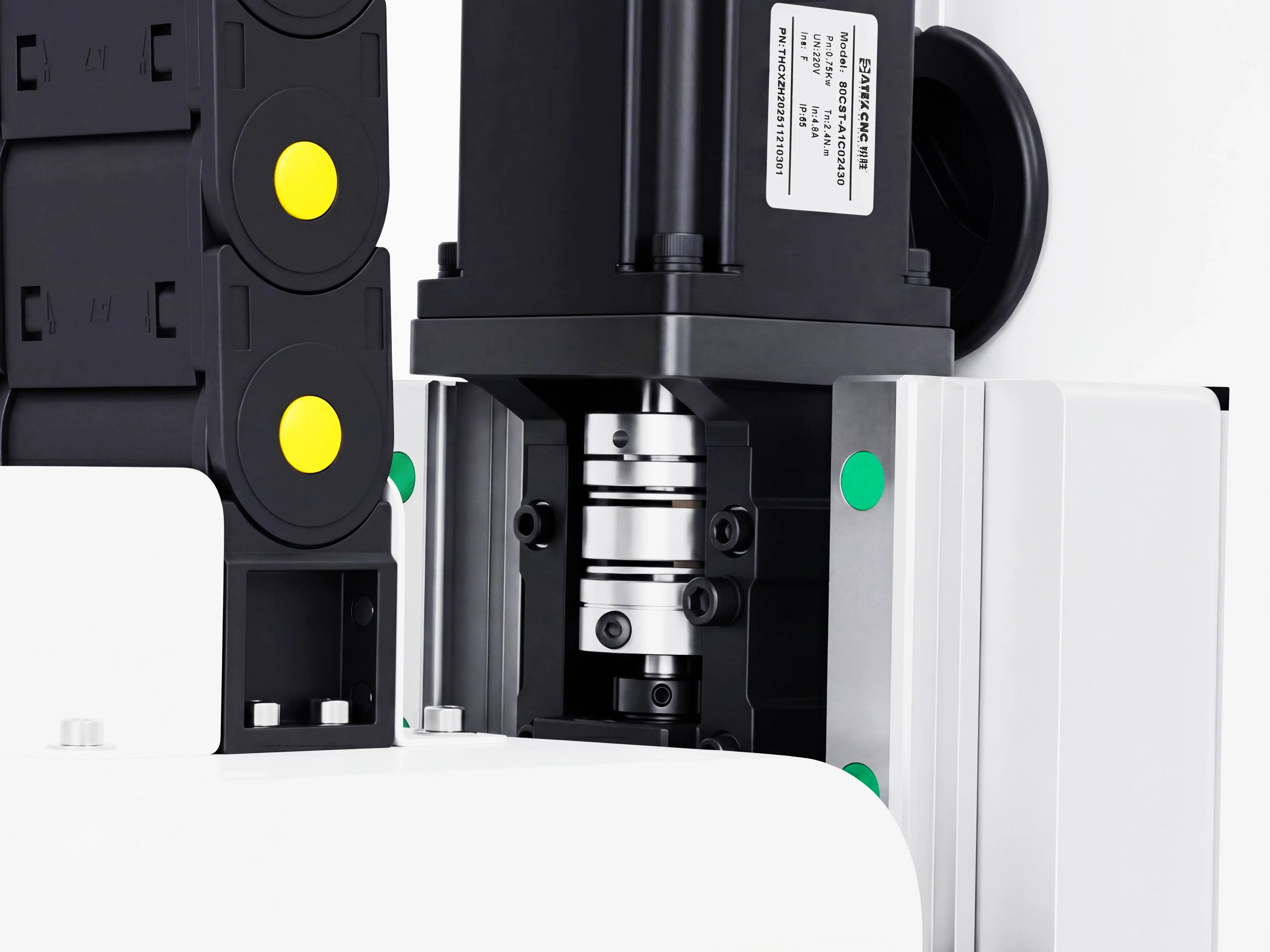 High-precision diaphragm coupling of Spire 1325 CNC router