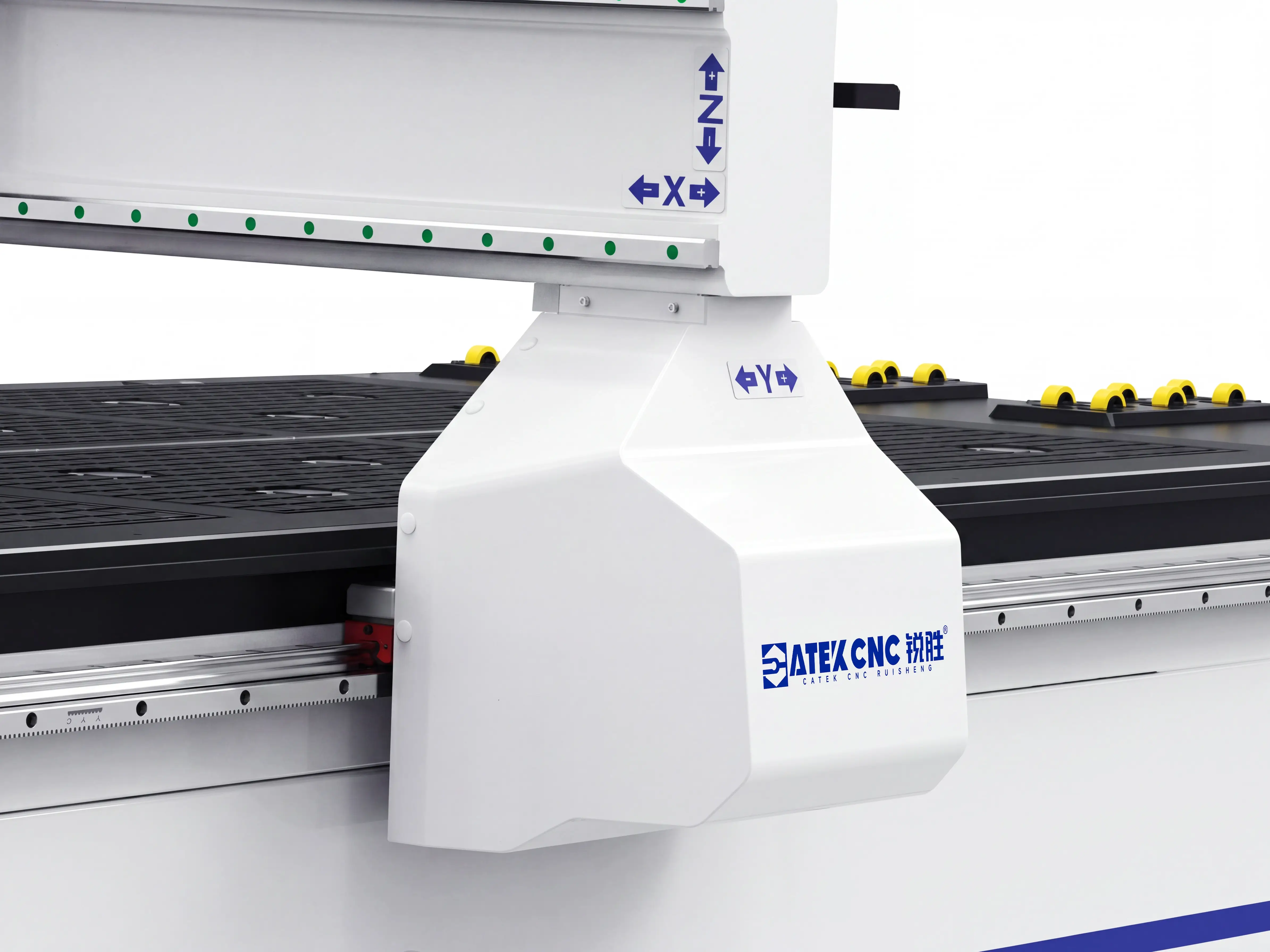 High rigidity gantry columns of Spire 1325 CNC router