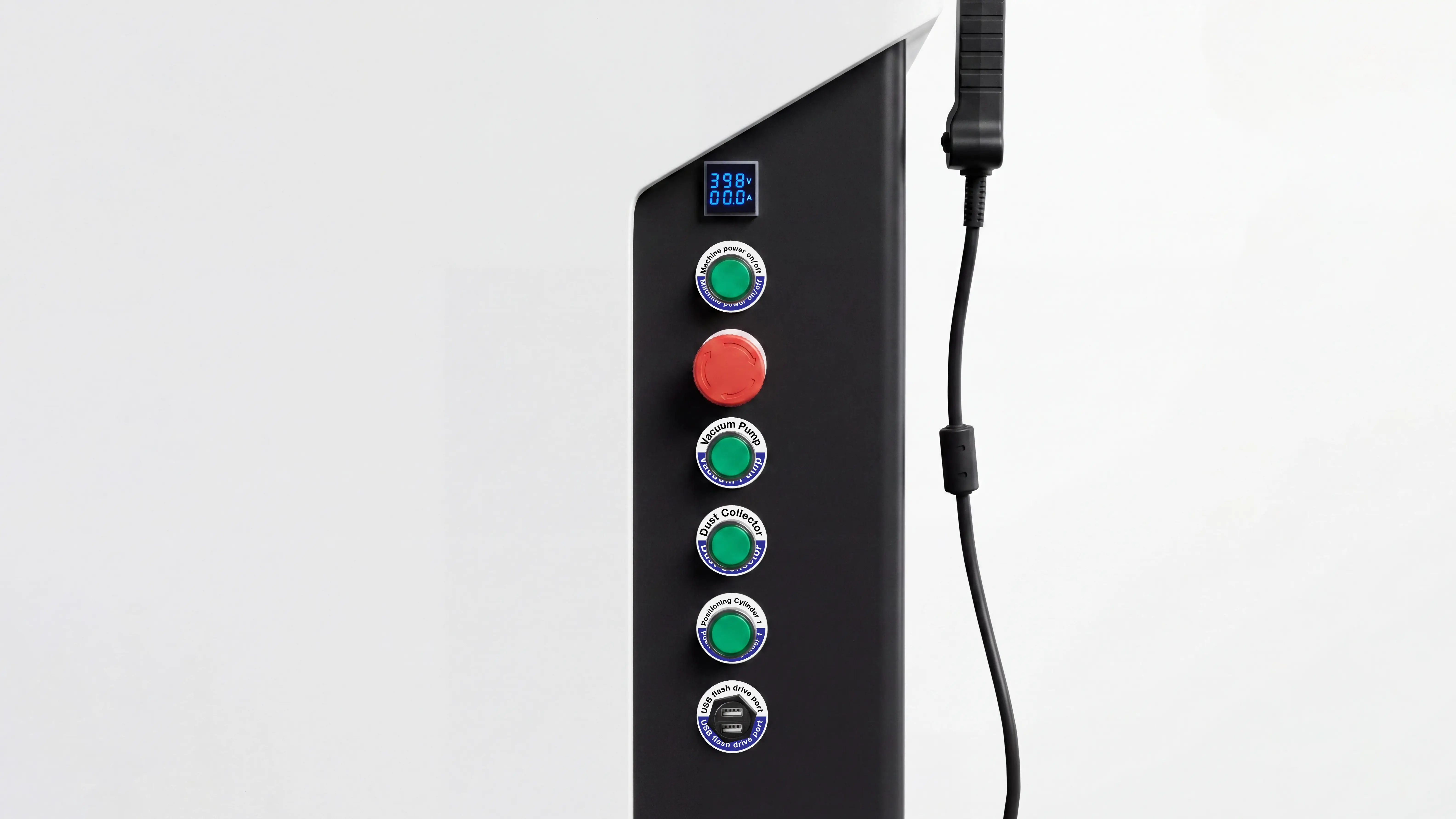 High-quality power switches of Spire 1325 CNC router