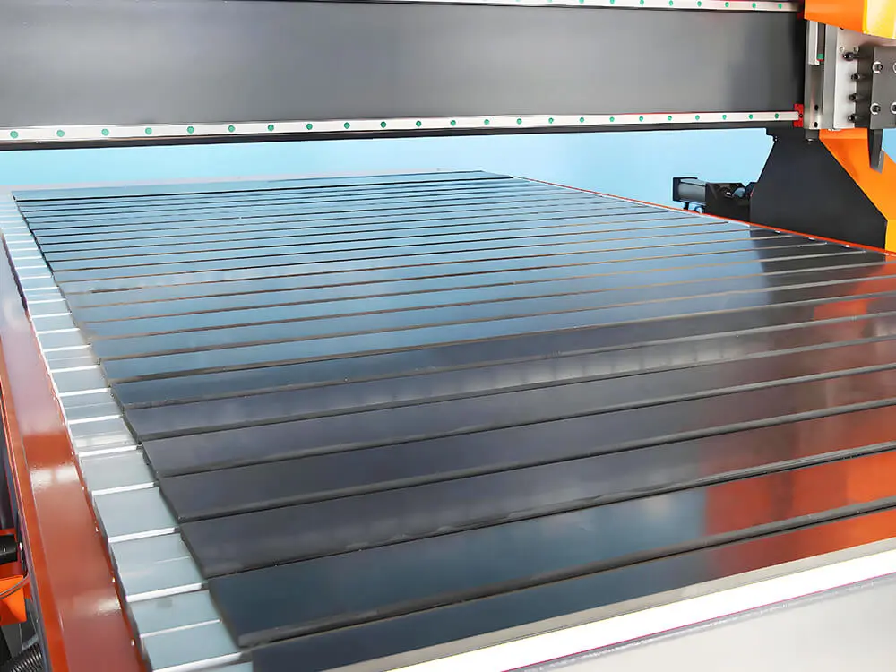 Aluminum alloy T-slot worktable of CK-1325-RT CNC router