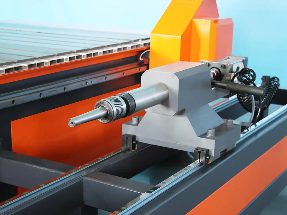 Tailstock of the rotary 4th axis