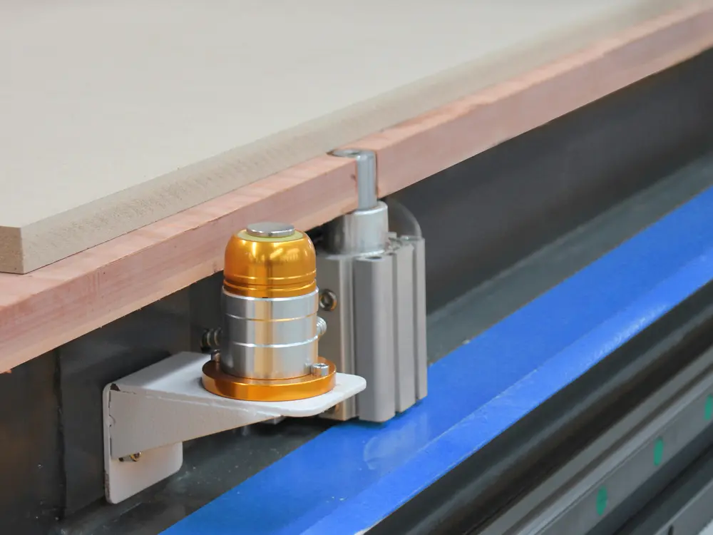 4x8ft ATC Linear CNC Router With 4-Axis Saw Blade, Oscillating Tool, and Vision System