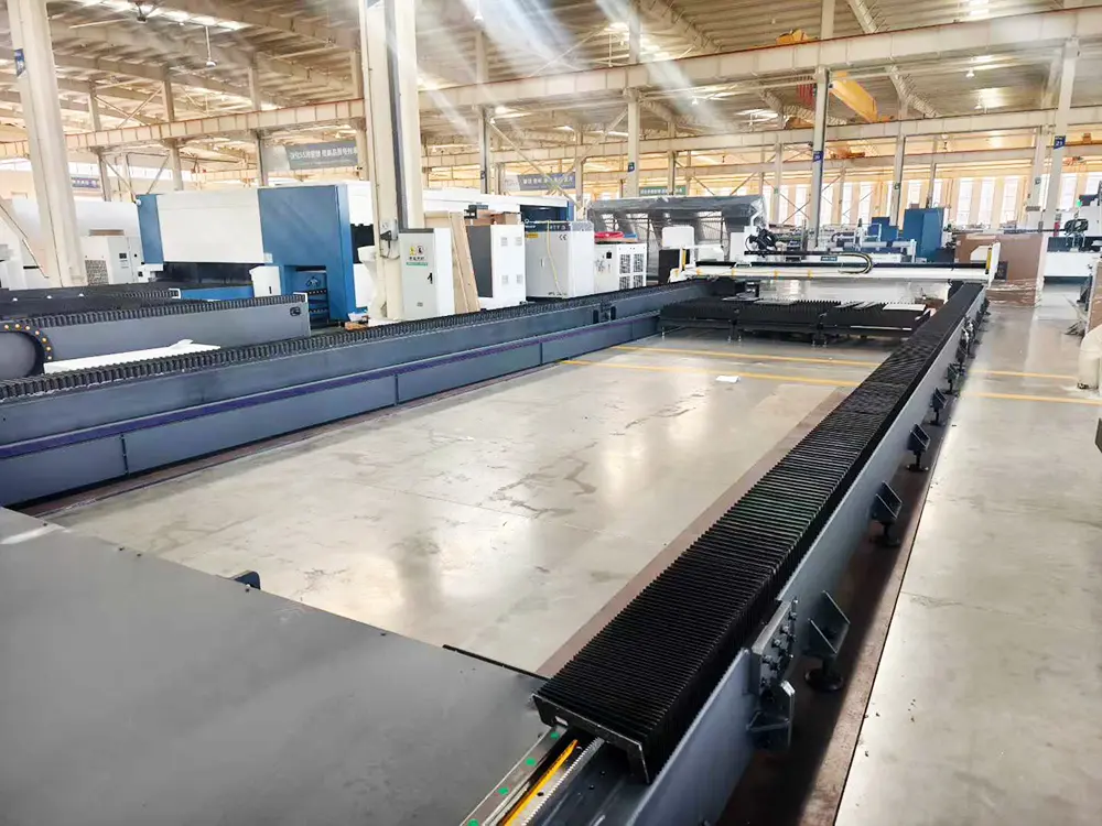 Rail-Type Fiber Laser Cutting Machine for Large-Format Metal Sheet