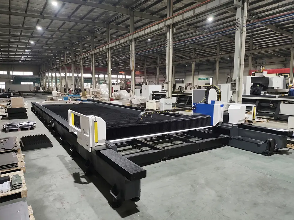 Rail-Type Fiber Laser Cutting Machine for Large-Format Metal Sheet