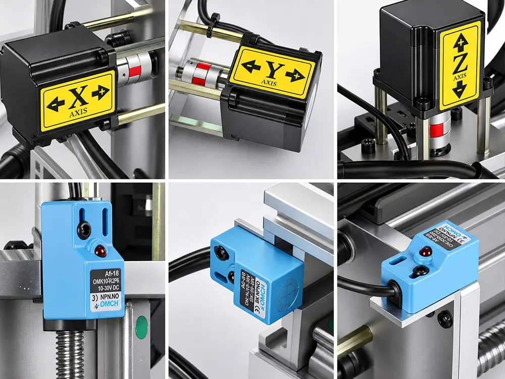 High-Precision 6090 Mini CNC Router for Wood, Plastic & Aluminum