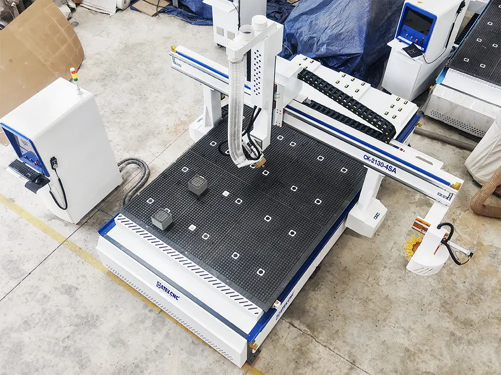 2130 4-Axis ATC CNC Nesting Machine with Swing Head