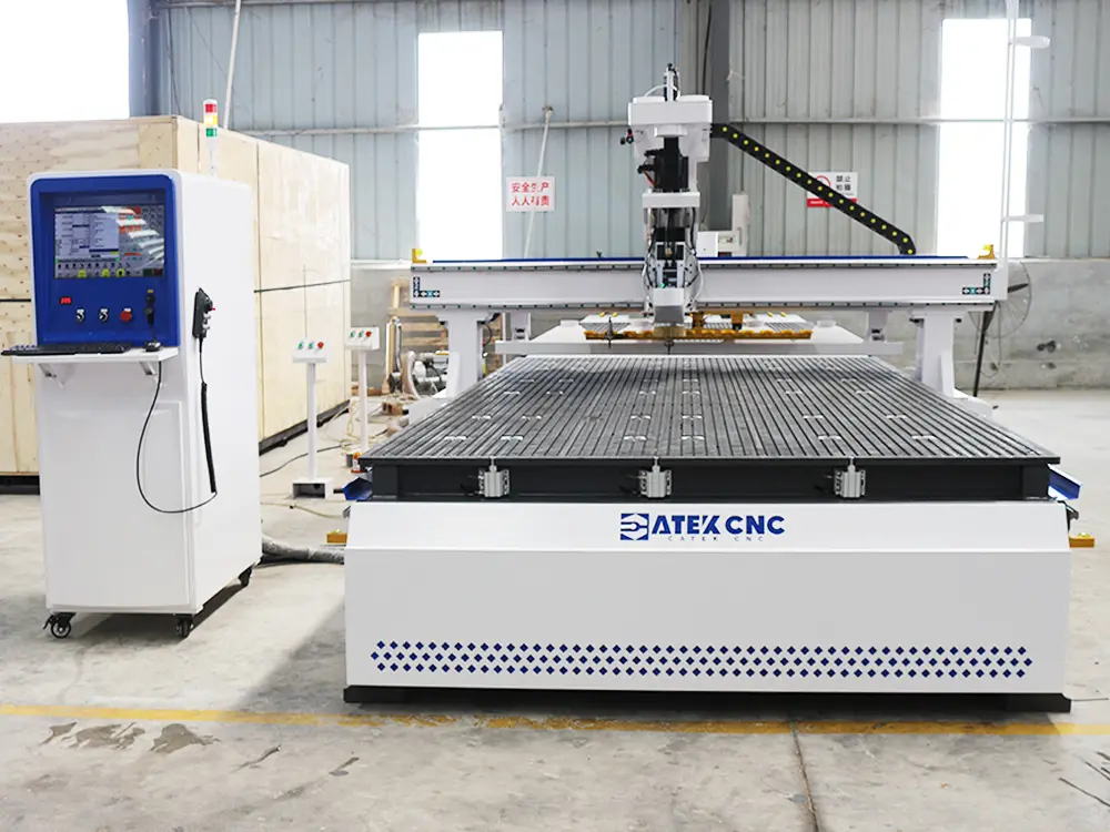 2140 Dual Table ATC CNC Nesting Machine for Large Panel Processing