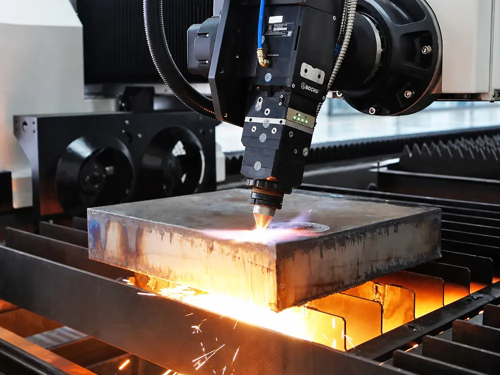 Industrial Laser-Flame Hybrid Cutting Machine