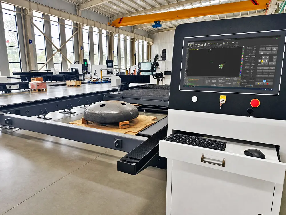 Industrial Laser-Flame Hybrid Cutting Machine