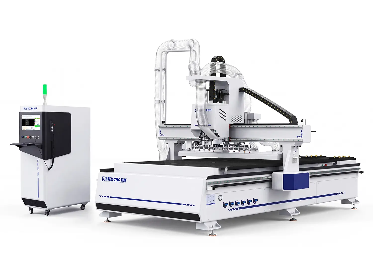 2030 ATC CNC Router Machine with Oscillating Cutter and CCD Vision